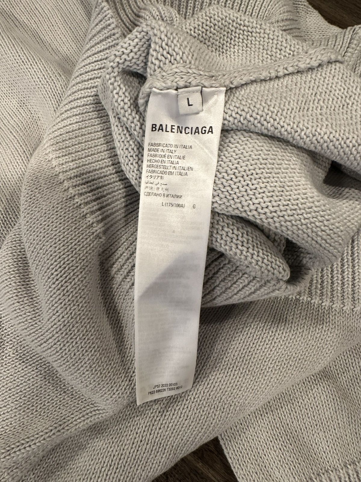 Balenciaga Balenciaga BB Monogram Crewneck Size US L / EU 52-54 / 3 - 4 Thumbnail