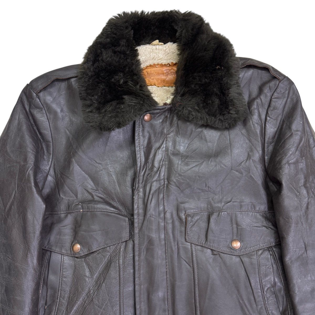 Vintage × William Barry 🔥 60s-70s VTG WILLIAM BARRY G-1 AVIATOR FLIGHT JACKET Size US S / EU 44-46 / 1 - 5 Thumbnail