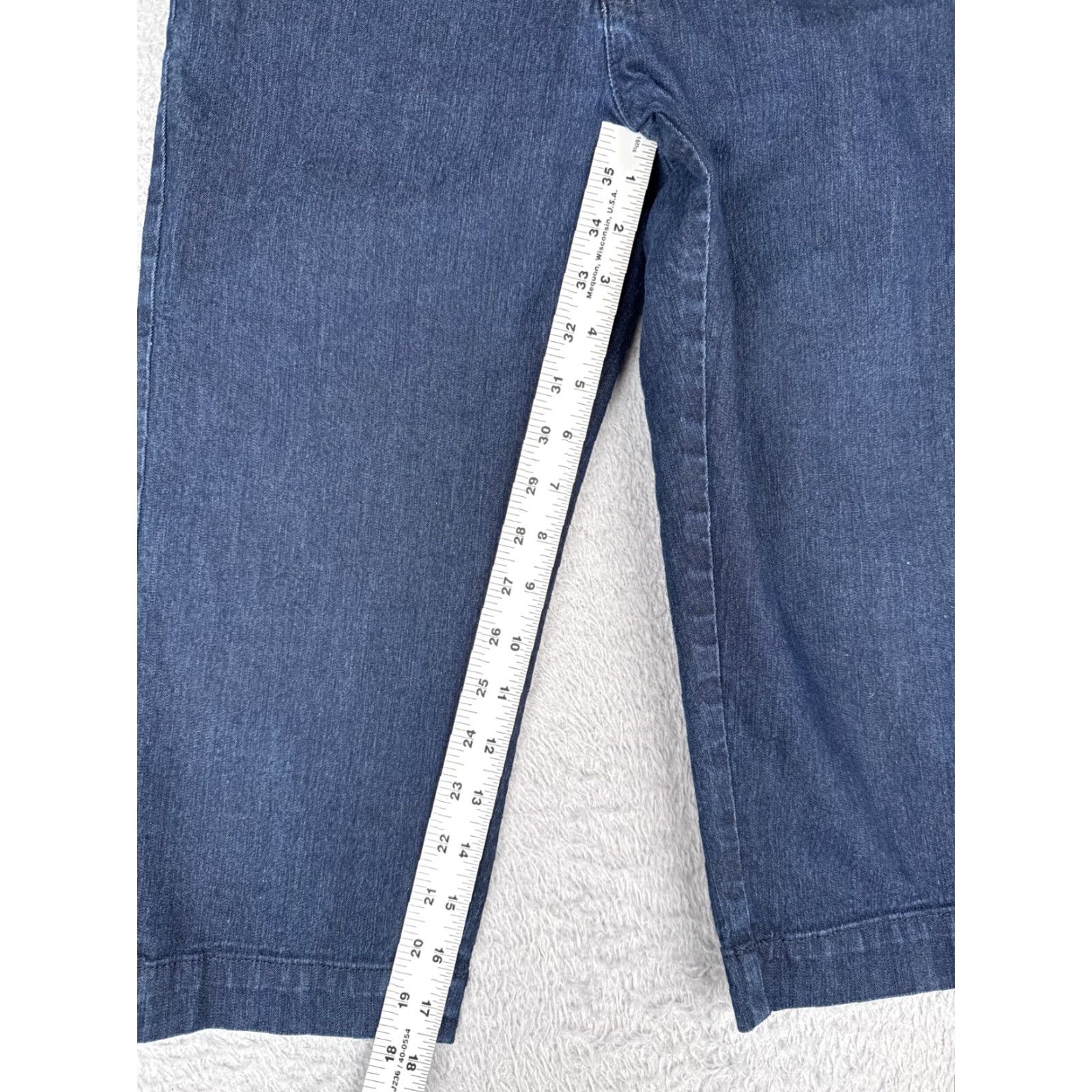 Vintage St Johns Bay Jeans Womens Capri Denim Blue 2 26x18 Regular Mid Rise 18 In Inseam 5-Pocket Size 26" / US 2 / IT 38 - 7 Thumbnail