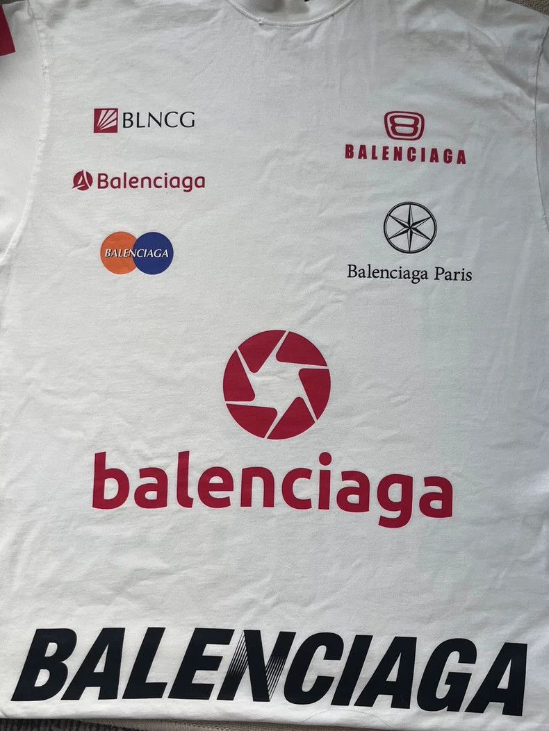 Balenciaga Balenciaga size 1 Logo monogram printed casual short sleeve Size US XS / EU 42 / 0 - 3 Thumbnail