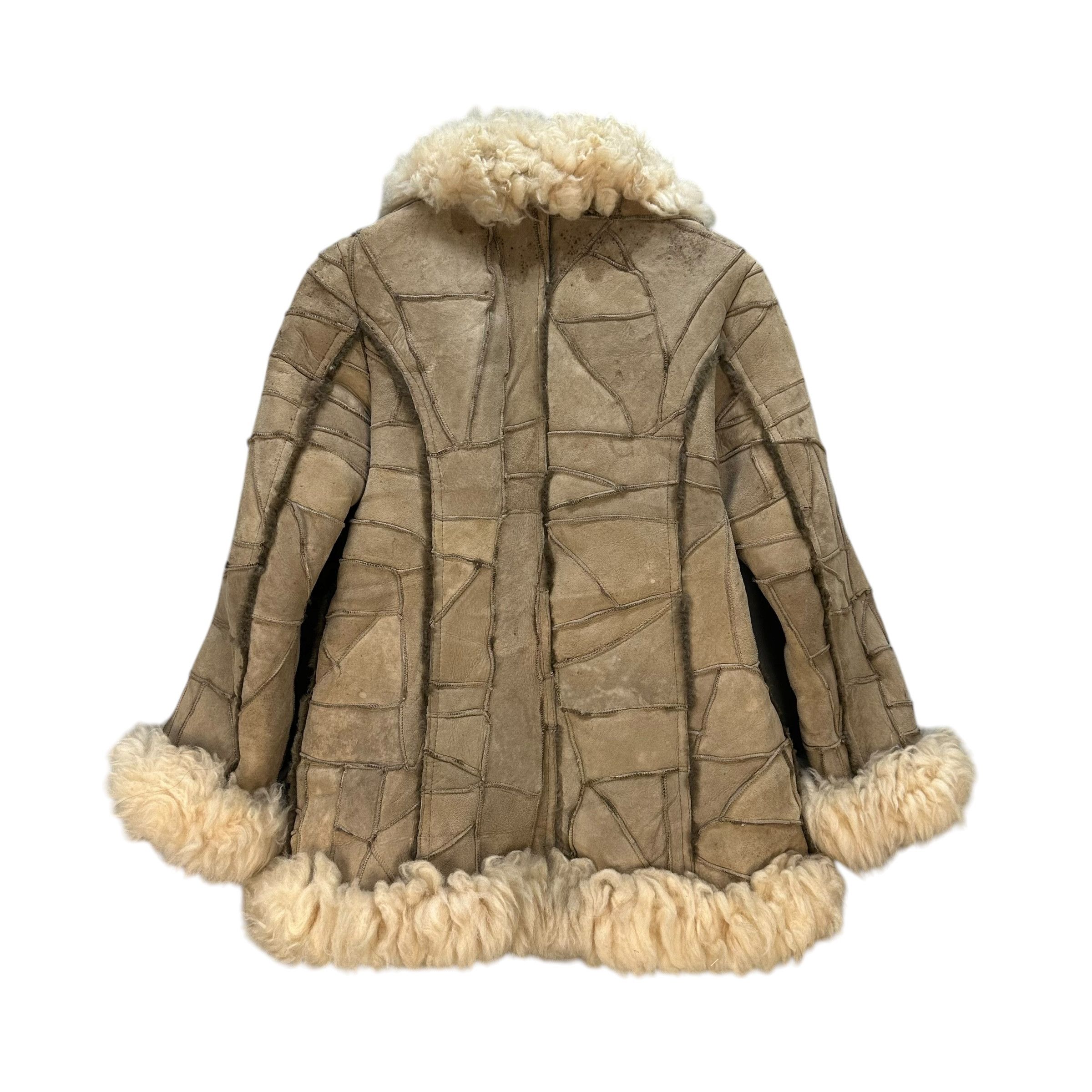 Vintage Vintage 90's Unbrand Sheepskin Fur Leather Jacket #A79-1910 Size S / US 4 / IT 40 - 10 Thumbnail
