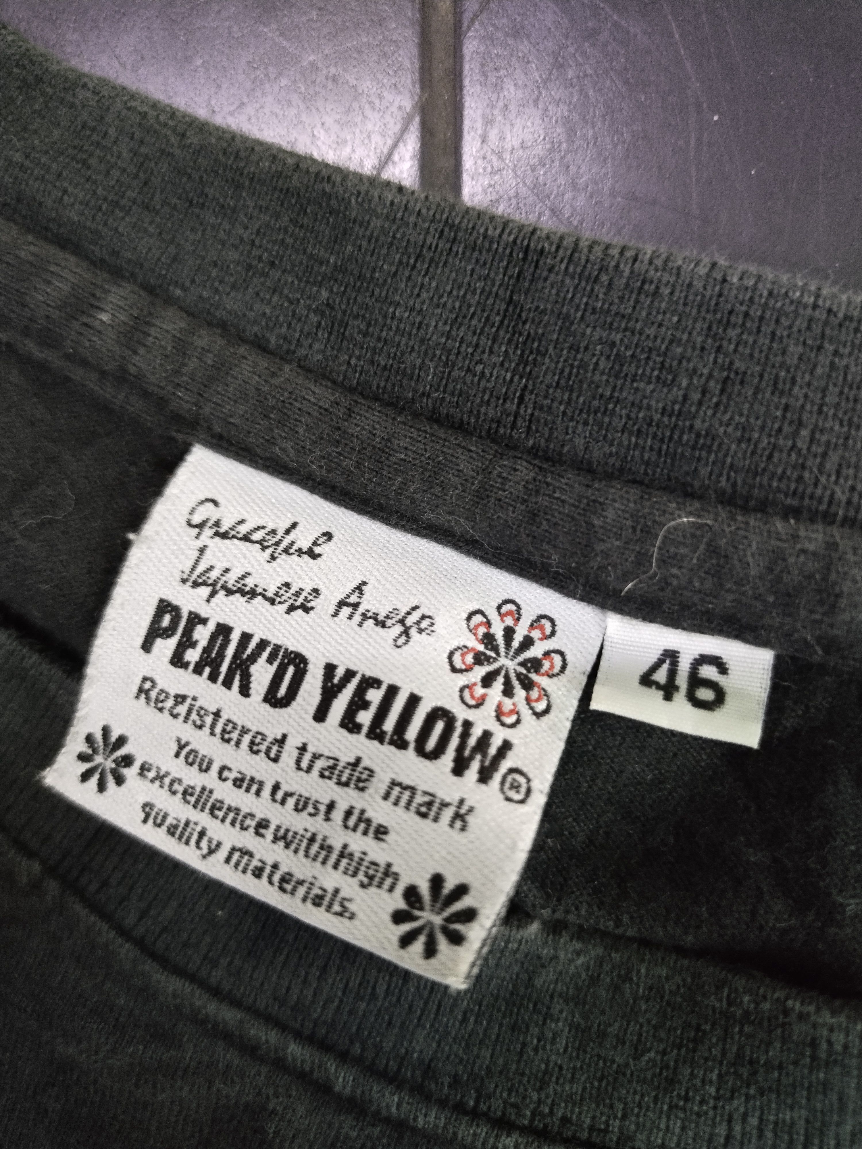 Japanese Brand Ted Company NRRA Peak'D Yellow Long Sleeve Tee Size US M / EU 48-50 / 2 - 14 Thumbnail