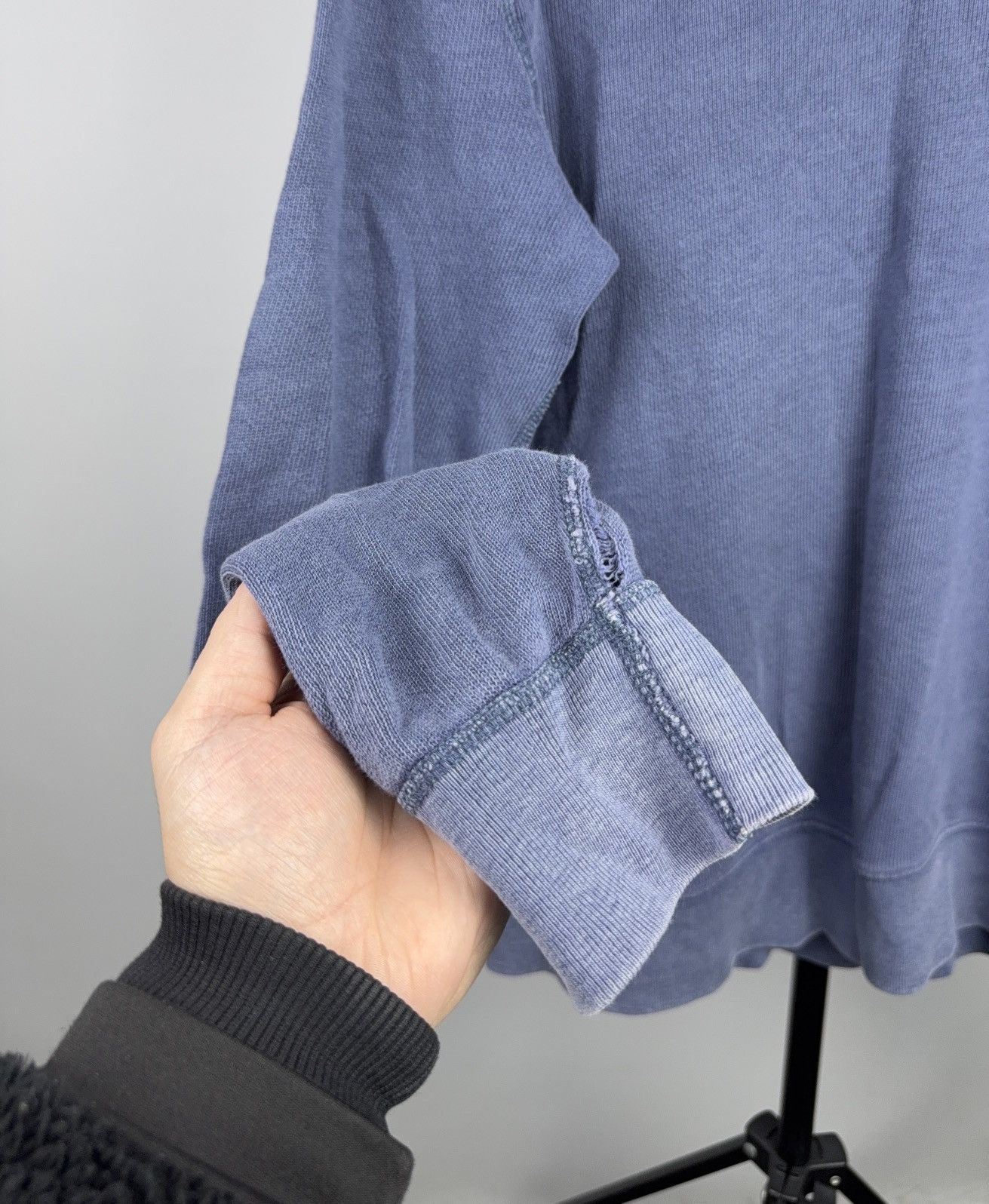 Denim & Supply Ralph Lauren Distressed Denim & Supply Ralph Lauren Faded Blue Sweatshirt Size US S / EU 44-46 / 1 - 9 Thumbnail