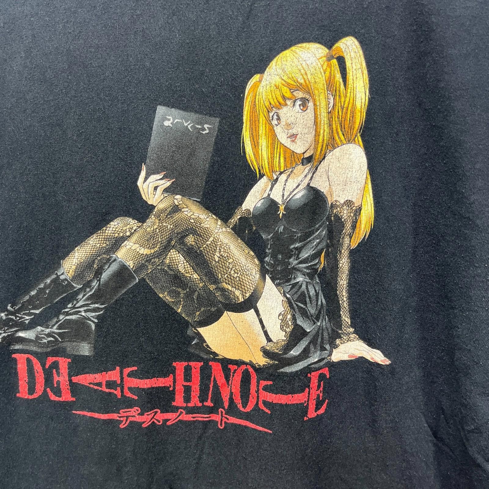 Vintage Vintage Death Note Misa Amane Hot Girl T Shirt Large Size US L / EU 52-54 / 3 - 3 Thumbnail