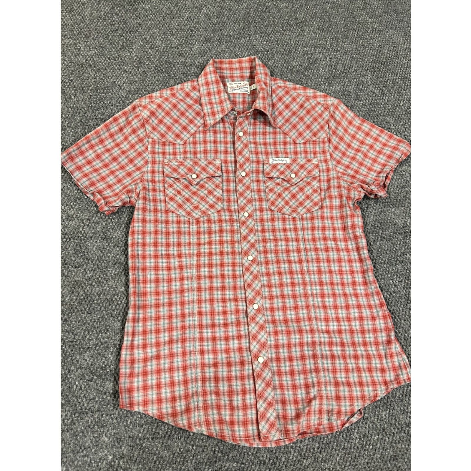 True Religion VINTAGE True Religion Shirt Mens Large Red Blue Plaid Pearl Snap Western Size US L / EU 52-54 / 3 - 2 Thumbnail