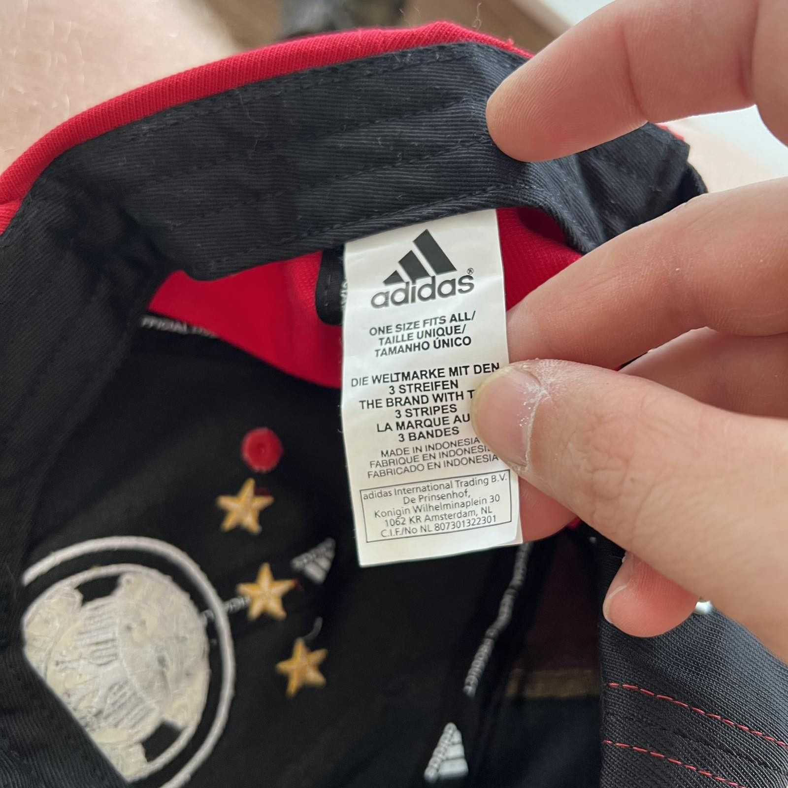 Adidas Vintage 2000s Adidas Germany soccer cap Size ONE SIZE - 6 Thumbnail