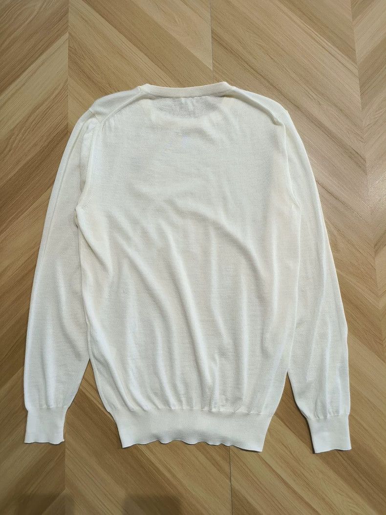 Loewe LOEWE Cashmere Sweater with Embroidered Logo Size L / US 10 / IT 46 - 2 Thumbnail