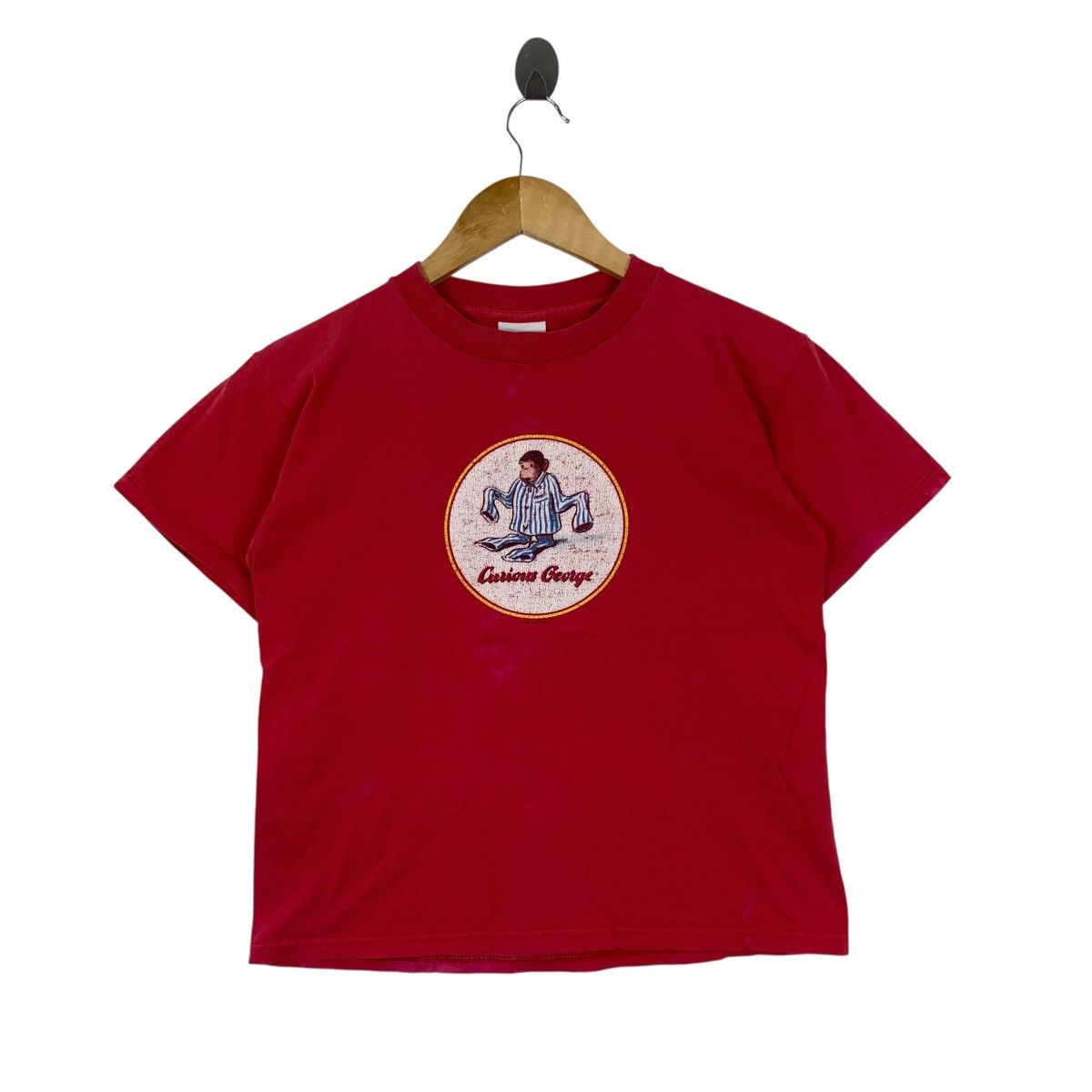Vintage Vintage 90s CURIOUS GEORGE Short Sleeve Tshirt Size US M / EU 48-50 / 2 - 1 Thumbnail