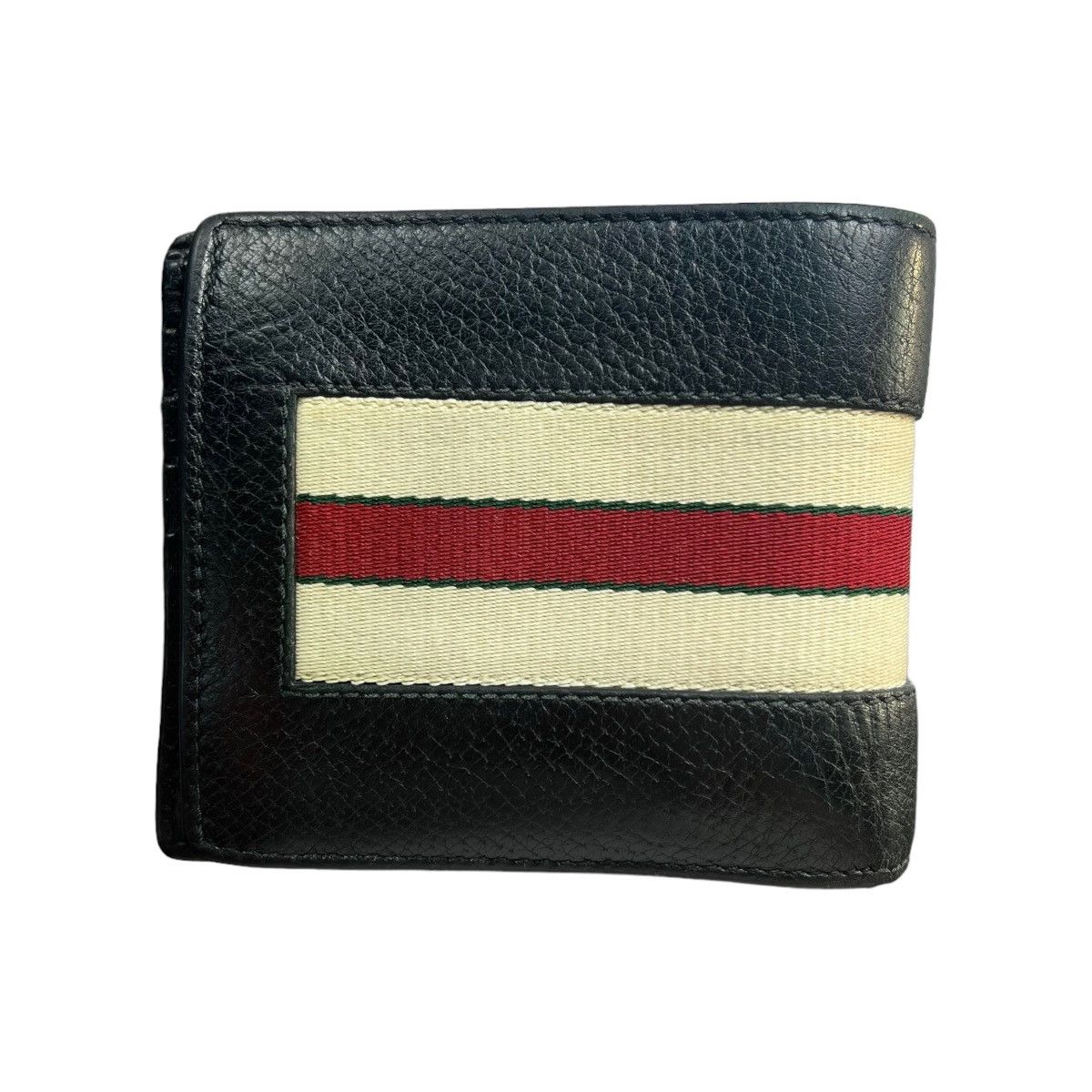 Gucci Gucci Techno Stripe Leather Bifold Wallet Size ONE SIZE - 2 Thumbnail