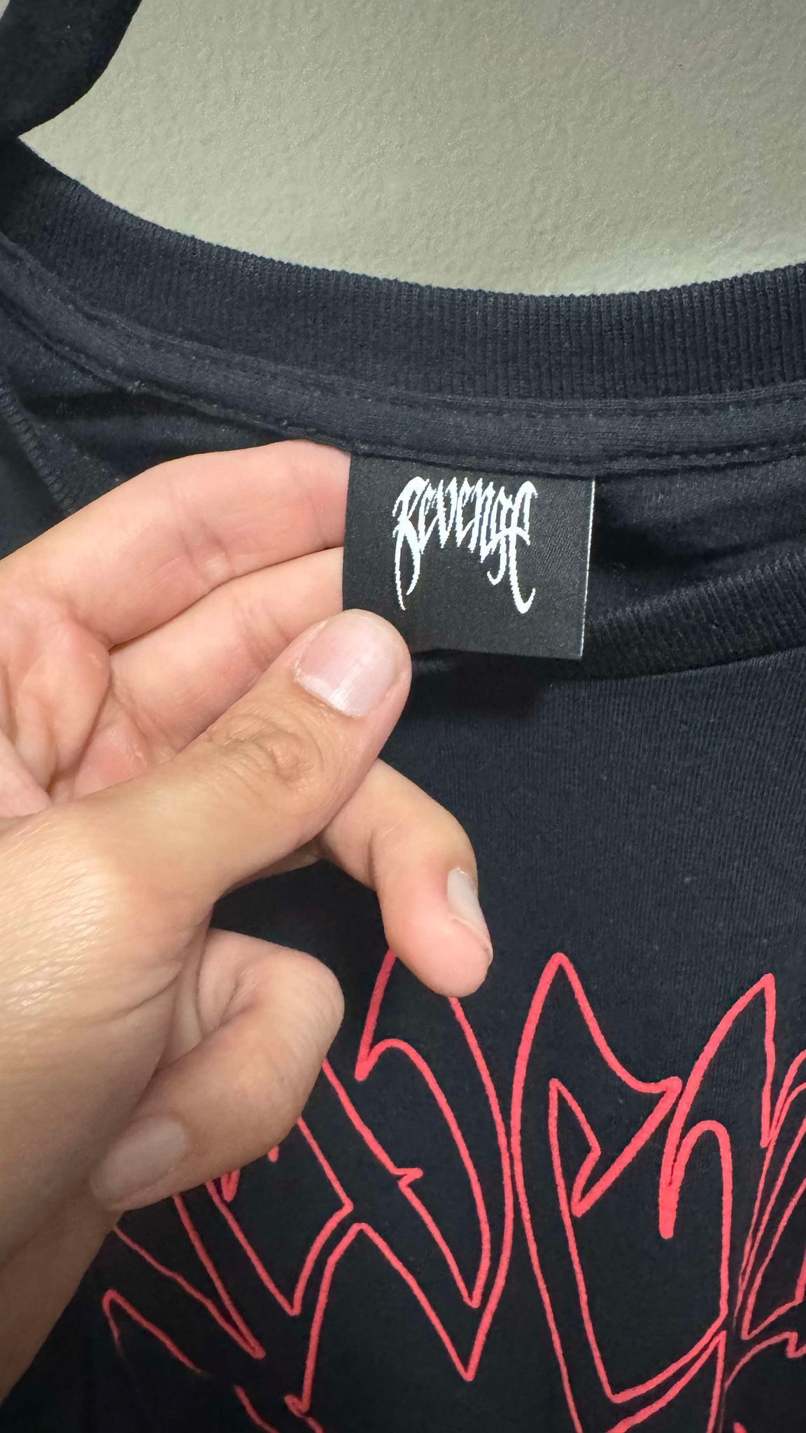 Revenge Revenge Red Outline Tee Size US XXL / EU 58 / 5 - 4 Thumbnail