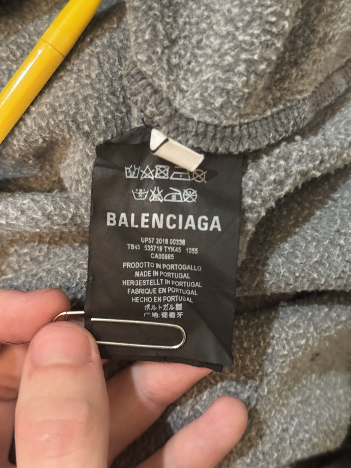 Balenciaga Balenciaga Europa Hoodie 2018 F/W Size US XS / EU 42 / 0 - 7 Thumbnail