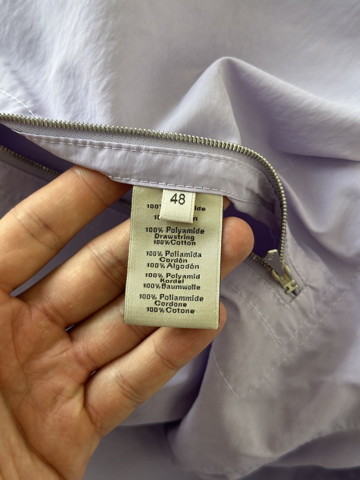 Hermes $4,800 SS23 Mens Purple Parachute Style Windbreaker Jacket Size US M / EU 48-50 / 2 - 15 Thumbnail