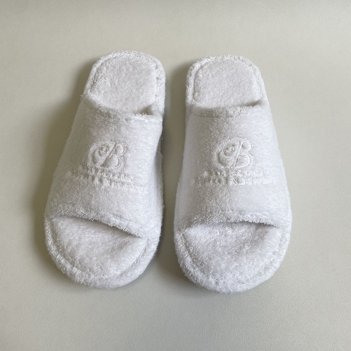 Balenciaga White Terry Cotton ‘Hotel Slippers’ Size US 9 / EU 42 - 9 Thumbnail