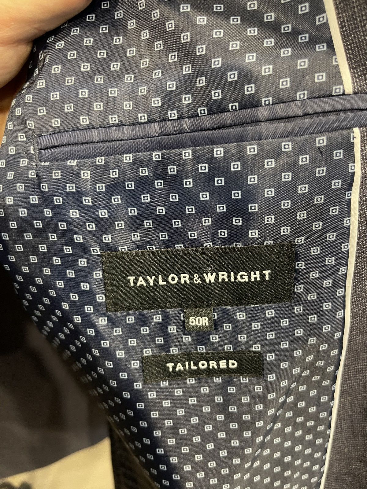 Vintage Classic vintage suit Taylor & Wright blazer + trousers Size 50R - 8 Thumbnail