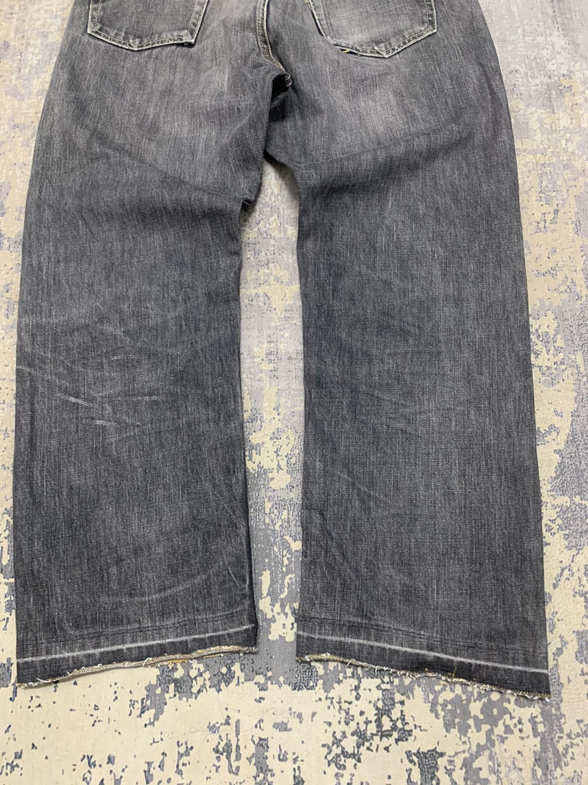 FDMTL JAPAN Fundamental Faded Baggy Jeans Size US 34 / EU 50 - 14 Thumbnail