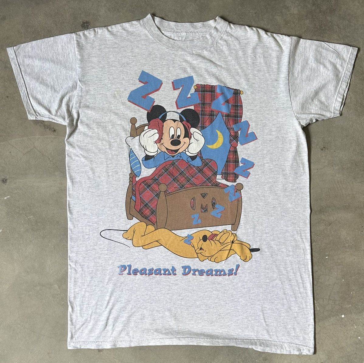 Vintage VINTAGE MICKEY MOUSE PLEASANT DREAMS TEE Size US XL / EU 56 / 4 - 1 Thumbnail
