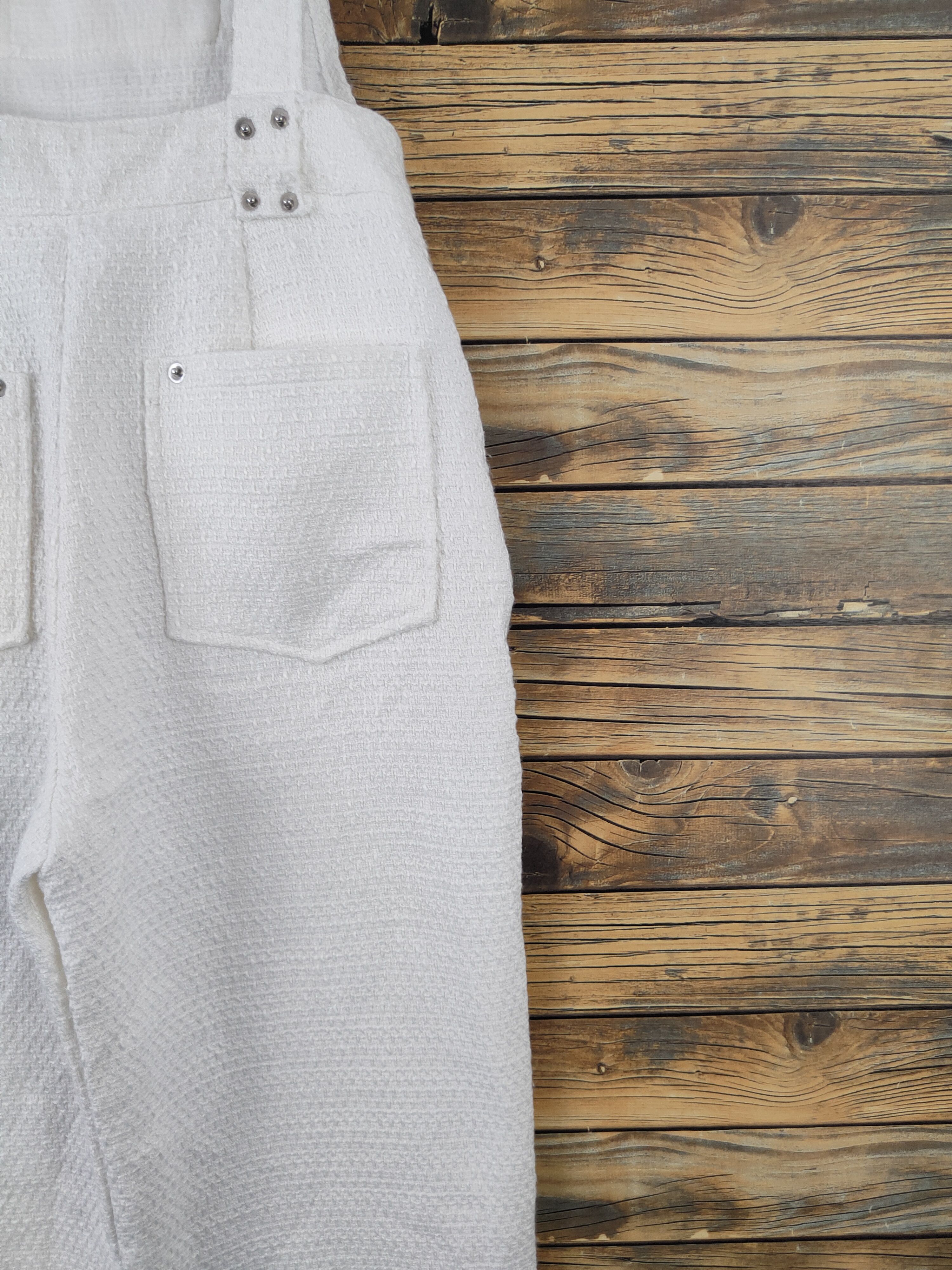 Japanese Brand × Vintage Very Rare DFYS White Adjustable Strap Jumpsuits Size 26" / US 2 / IT 38 - 15 Thumbnail