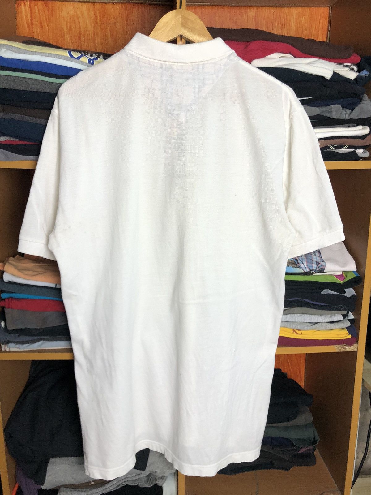 Burberry Vintage Burberry White Polo Shirt Size US XL / EU 56 / 4 - 10 Thumbnail
