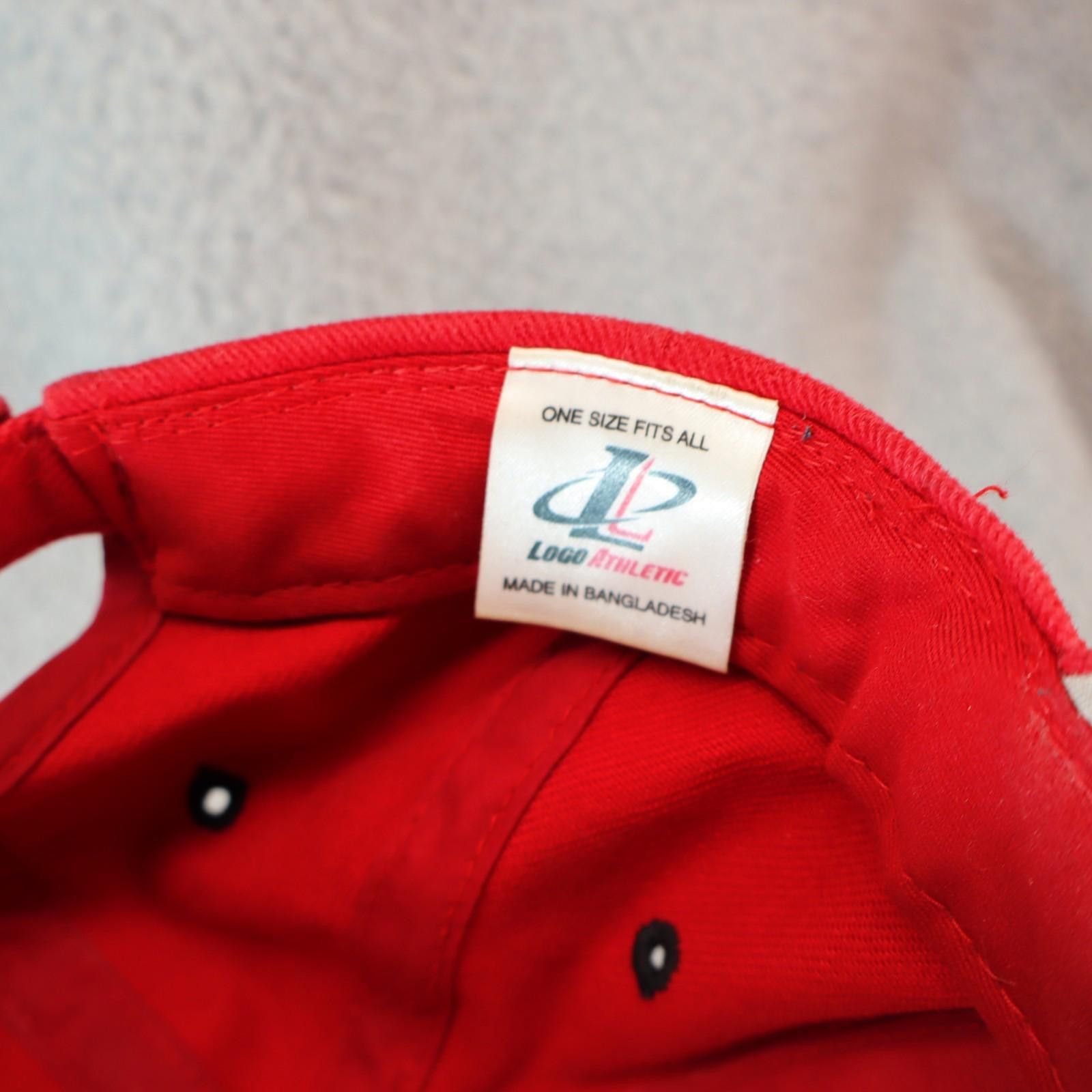 Logo Athletic Vtg Tampa Bay Buccaneers Logo Athletic Snapback Hat Red Size ONE SIZE - 9 Thumbnail