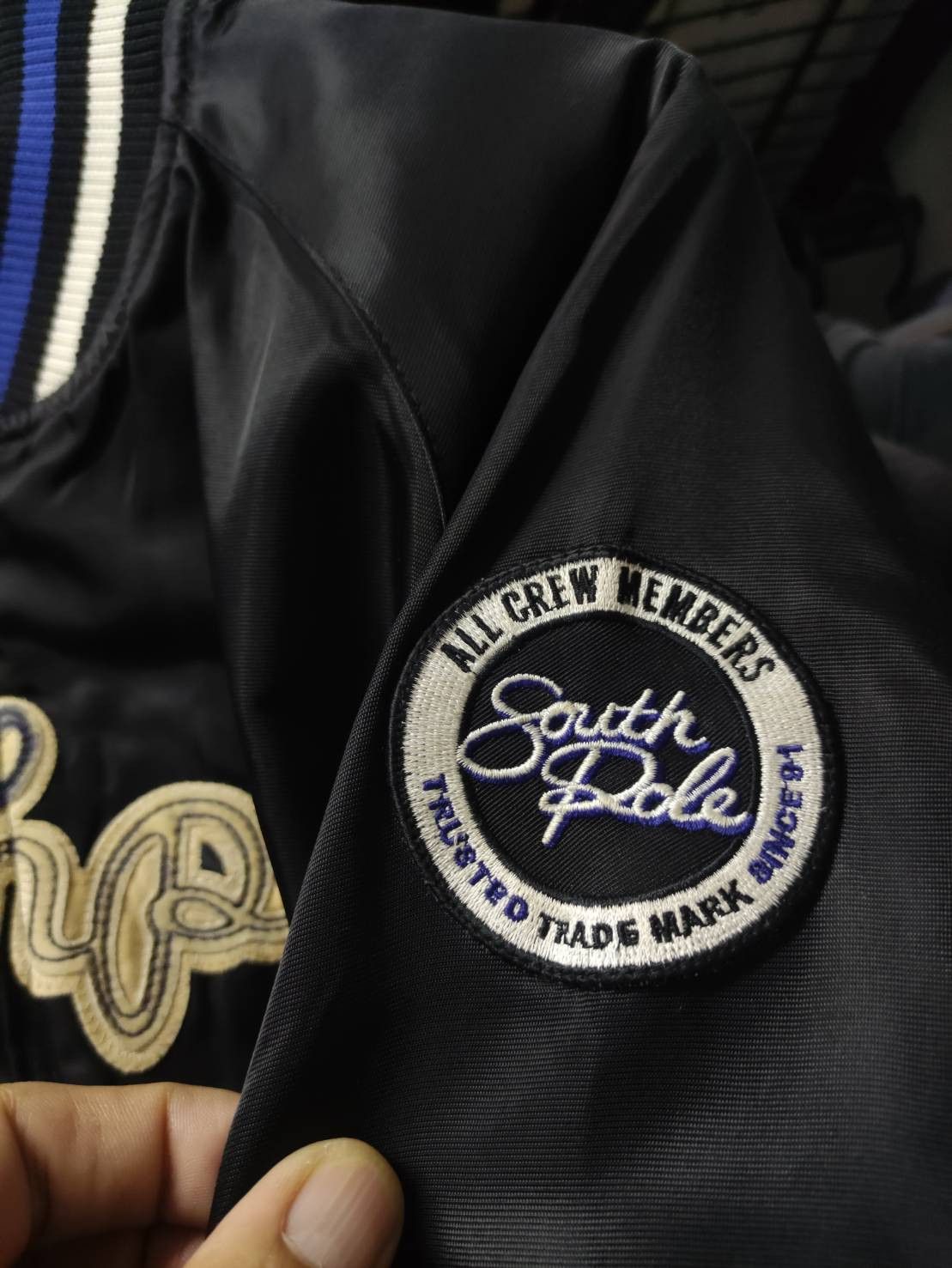 Southpole × Vintage Vtg 00's Southpole Varsity Bomber Jacket Size US M / EU 48-50 / 2 - 3 Thumbnail