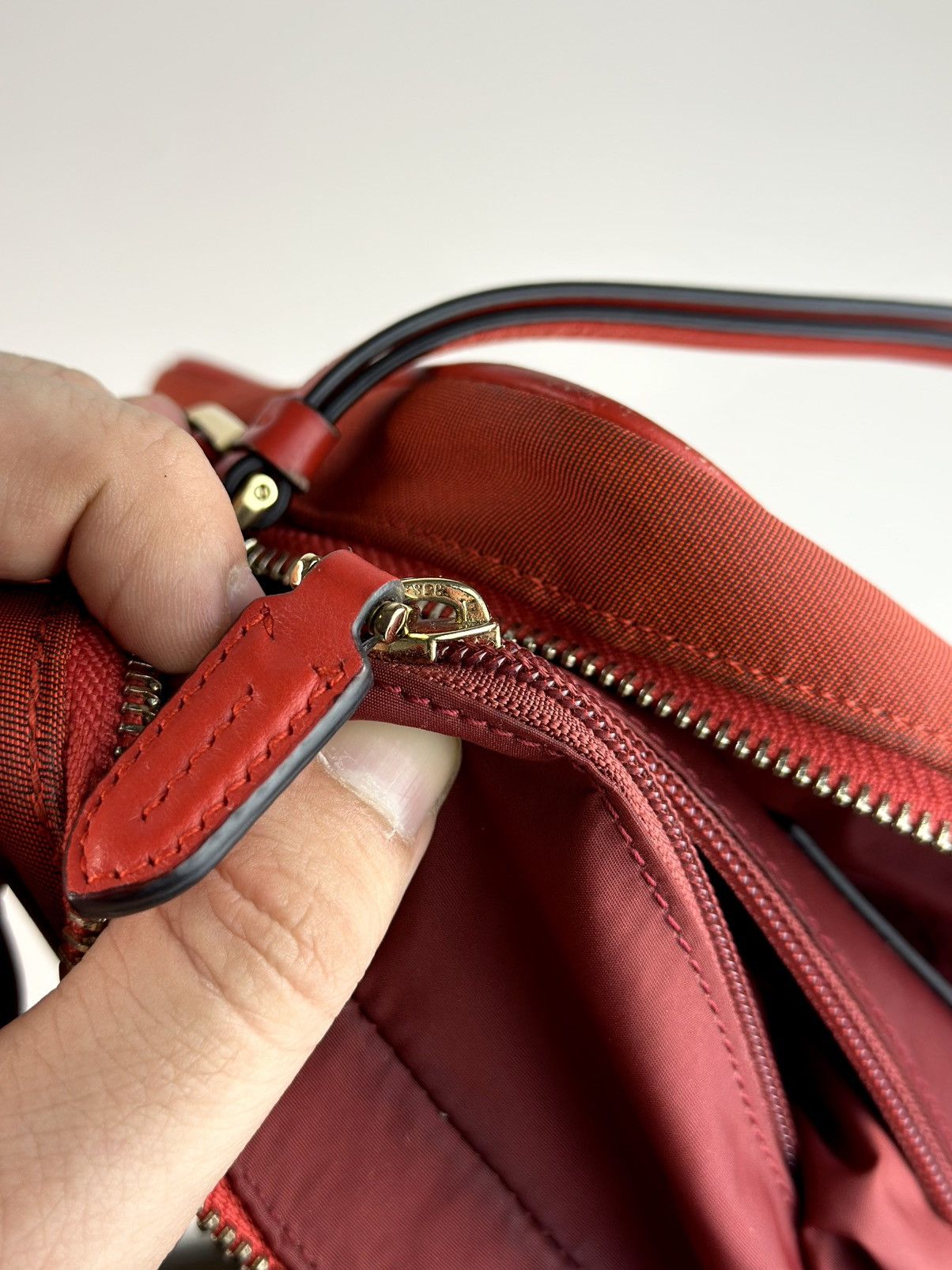 Bally Bally Red Nylon Bag Size ONE SIZE - 19 Thumbnail