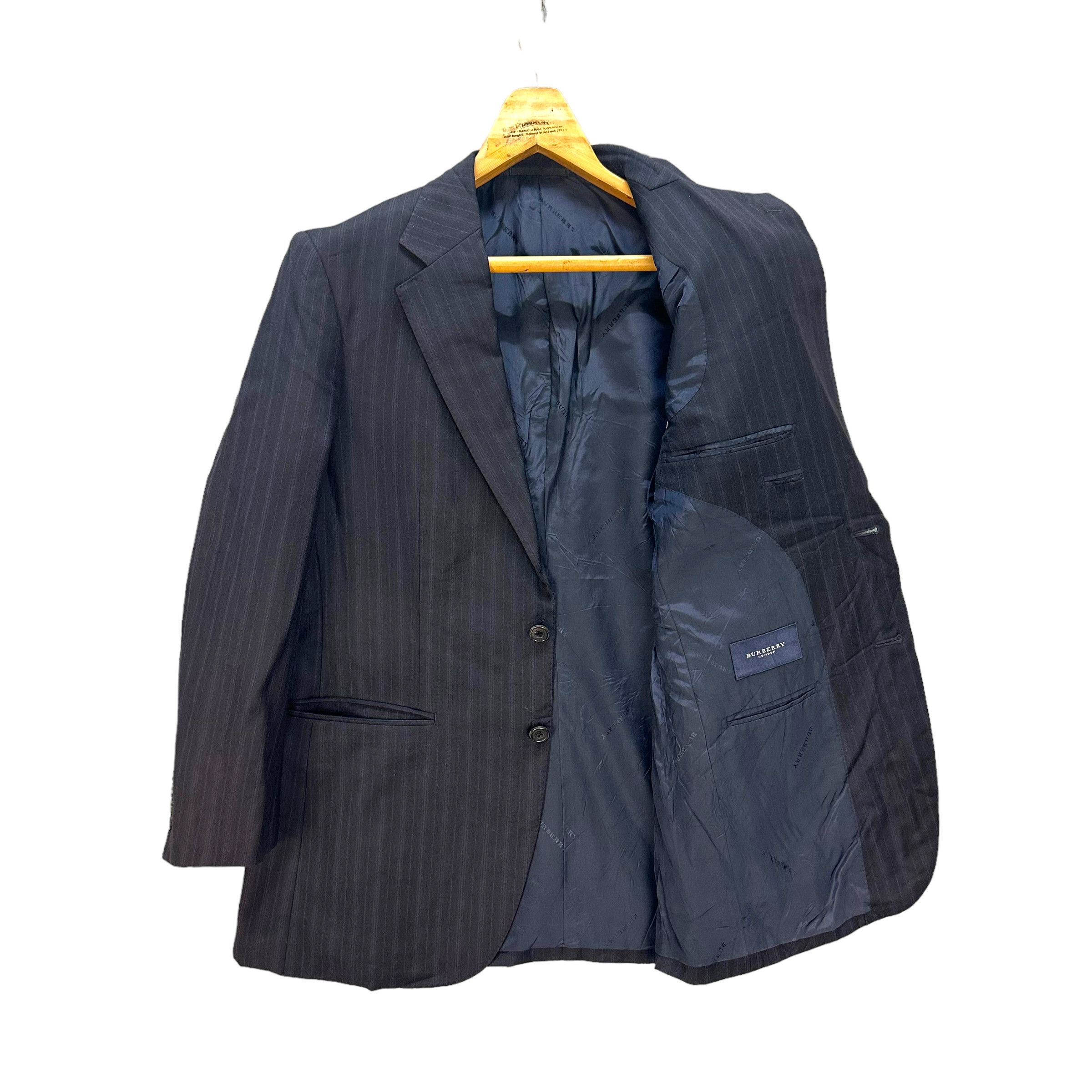 Burberry BURBERRY LONDON STRIPES SUIT JACKET / BLAZERS #8036-197 Size 42R - 6 Thumbnail