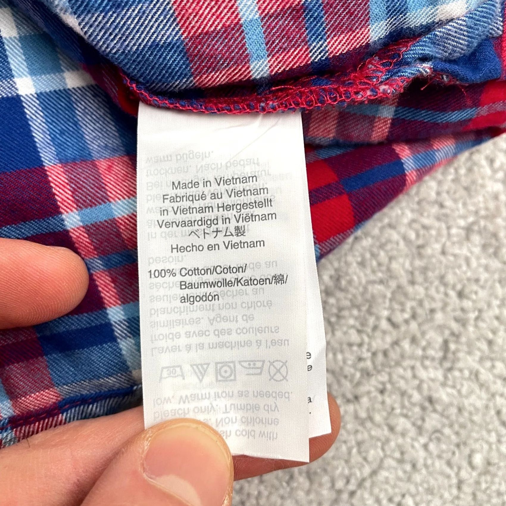 J.Crew J.CREW Button-Up Shirt Womens XS Gray Plaid Flannel Ruffle Half Button Up Shirts Womens XS Multi-Color Pattern Casual Top Size XS / US 0-2 / IT 36-38 - 6 Thumbnail
