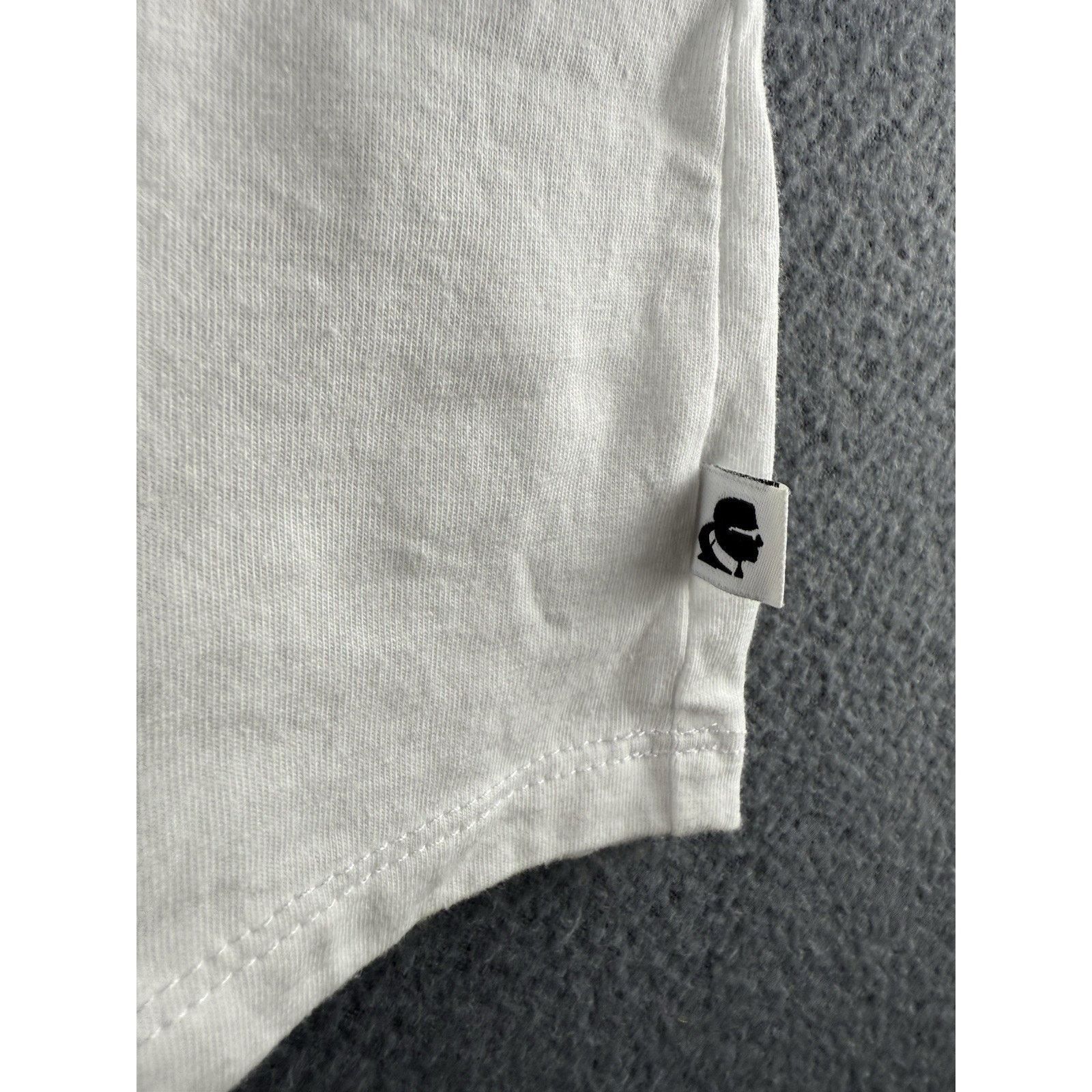 Karl Lagerfeld Karl Lagerfeld Paris C'est La Vie Embroidered Shirt White L Size L / US 10 / IT 46 - 4 Thumbnail