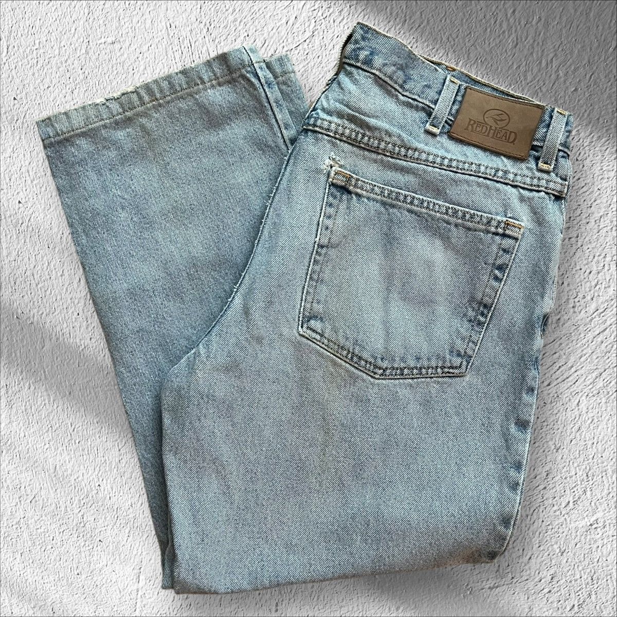 Redhead Vintage 90s Redhead Blue Jeans Straight Leg Denim Size 34x27 Size US 34 / EU 50 - 1 Thumbnail