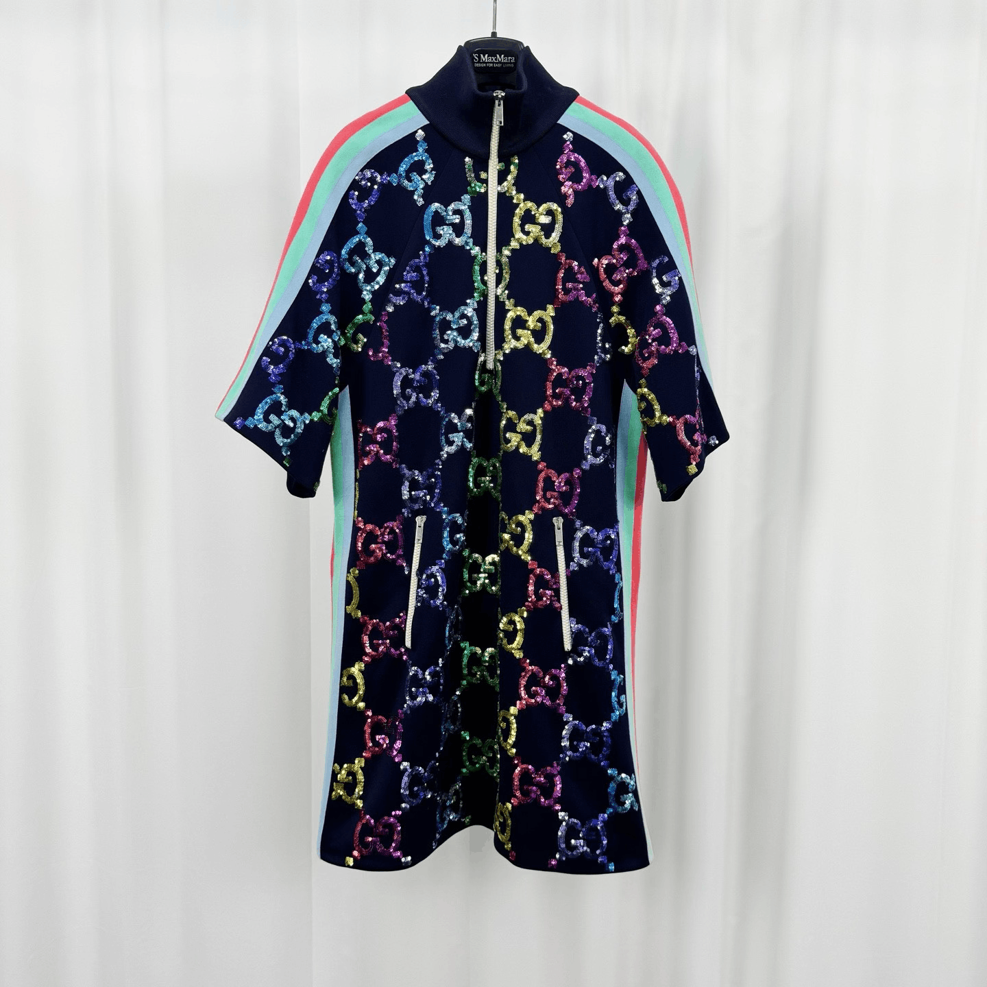 Gucci Gucci GG Monogram Sequin Print Dress Size XS / US 0-2 / IT 36-38 - 1 Thumbnail
