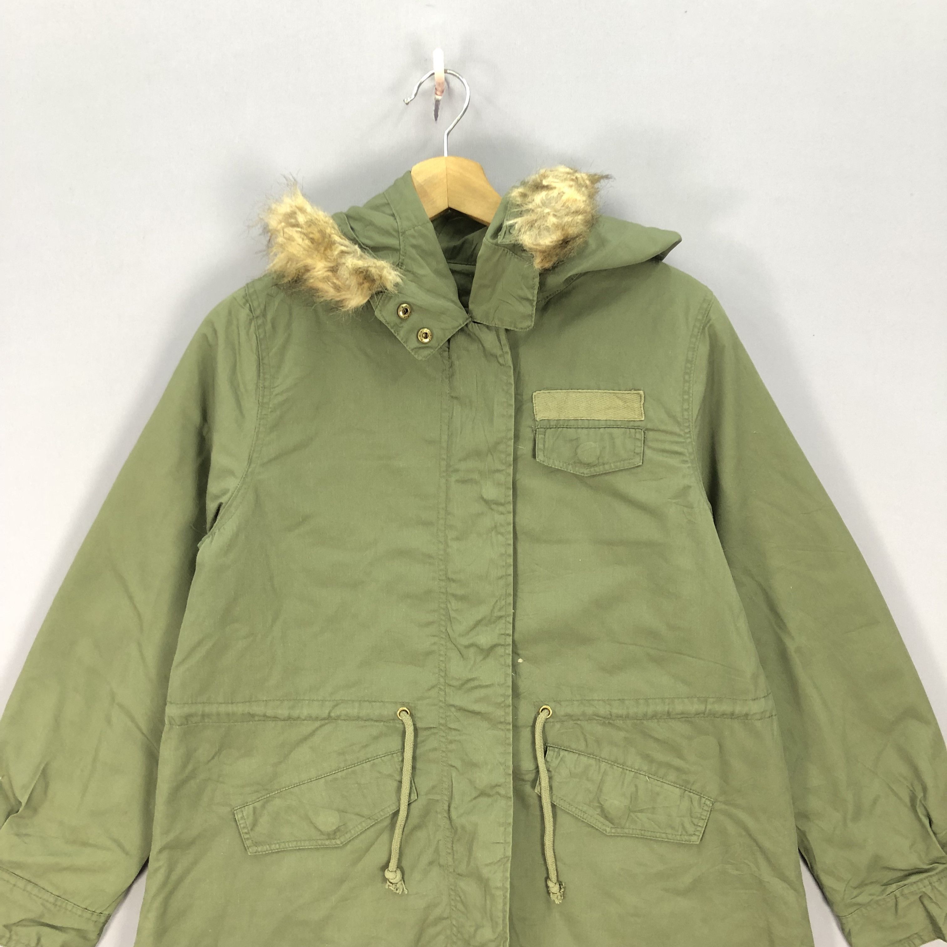 If Six Was Nine Vintage Hyphen World Japanese Fur Mod Parka Jacket Size US S / EU 44-46 / 1 - 6 Thumbnail