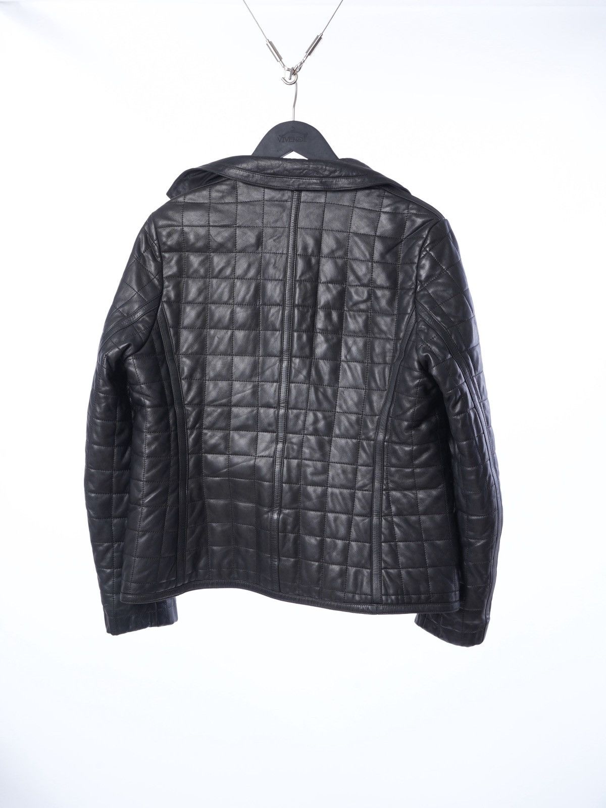 Burberry Rare Burberry London Black Leather Biker Jacket 44 M Size M / US 6-8 / IT 42-44 - 8 Thumbnail