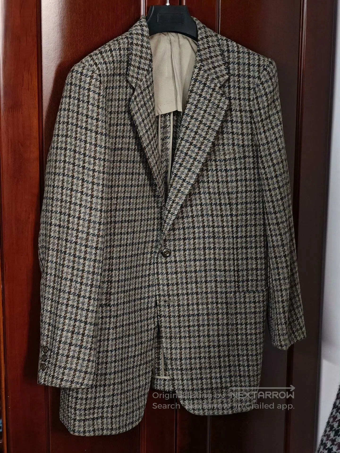 Japanese Brand Walter Thorburn Houndstooth Blazer Jacket. Size US M / EU 48-50 / 2 - 1 Thumbnail