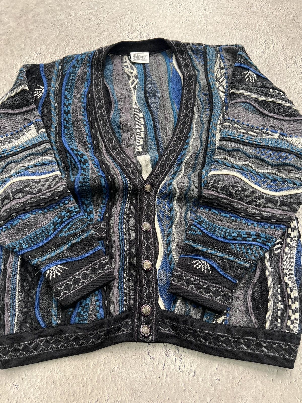 Carlo Colucci × Coogi × Vintage Rare Vintage CARLO COLUCCI Cardigan Sweater Coogi Size US XL / EU 56 / 4 - 9 Thumbnail