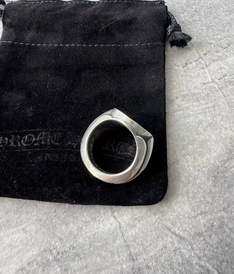 Chrome Hearts Chrome Hearts Concave Cross Wax Seal Ring Size ONE SIZE - 4 Thumbnail