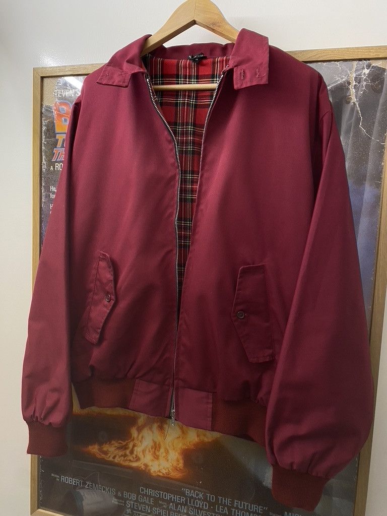 Vintage 90s Vintage England Made Essentials Style Harrington Jacket Size US XL / EU 56 / 4 - 7 Thumbnail