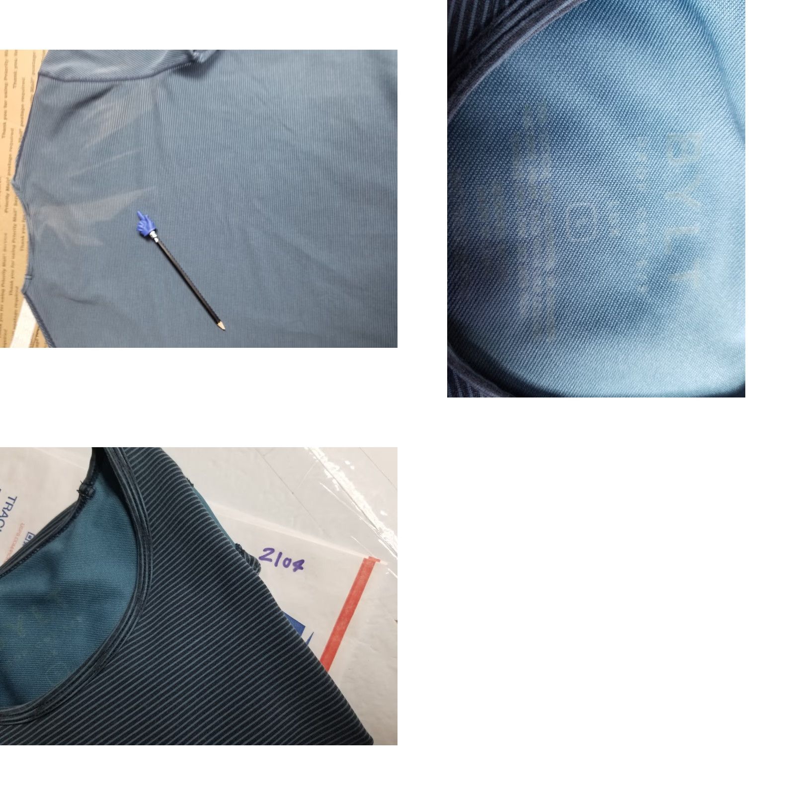 Vintage BYLT Shirt Men Large Blue Luxe Drop Cut Short Sleeve Crew Neck Logo See Pic Size US L / EU 52-54 / 3 - 9 Thumbnail