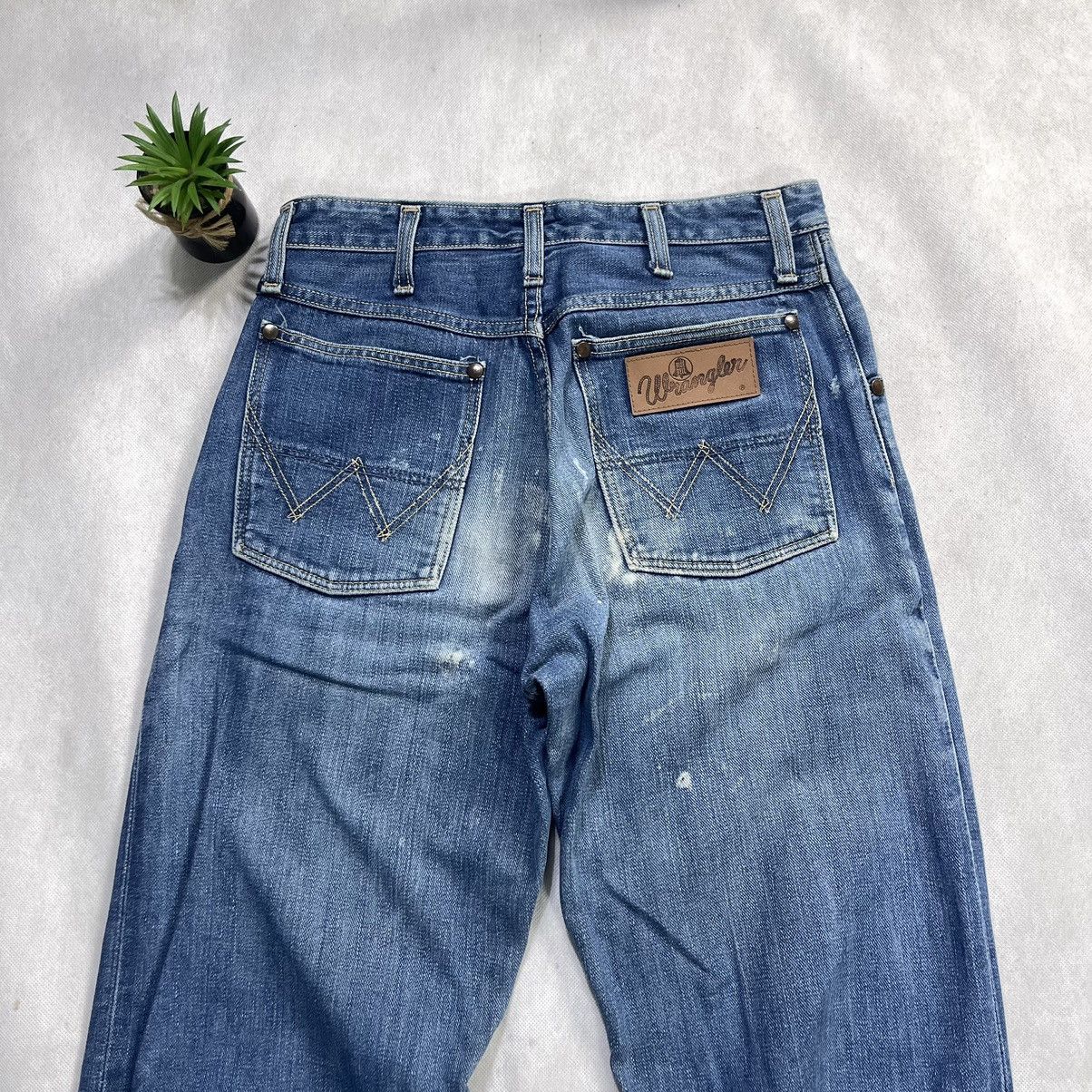 Vintage × Wrangler Vintage Wrangler Blue Bell Patina Fades Selvedge Jeans Size US 29 - 5 Thumbnail