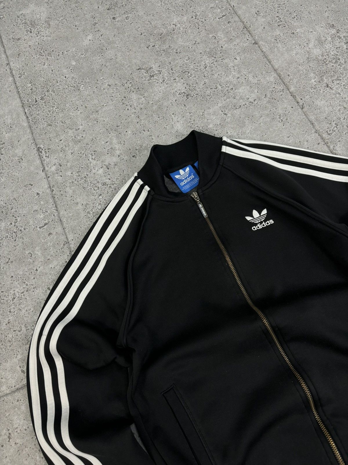 Adidas × Vintage Vintage Retro Zip Up Adidas Originals 3 Stripes Cropped Y2K Size US S / EU 44-46 / 1 - 5 Thumbnail