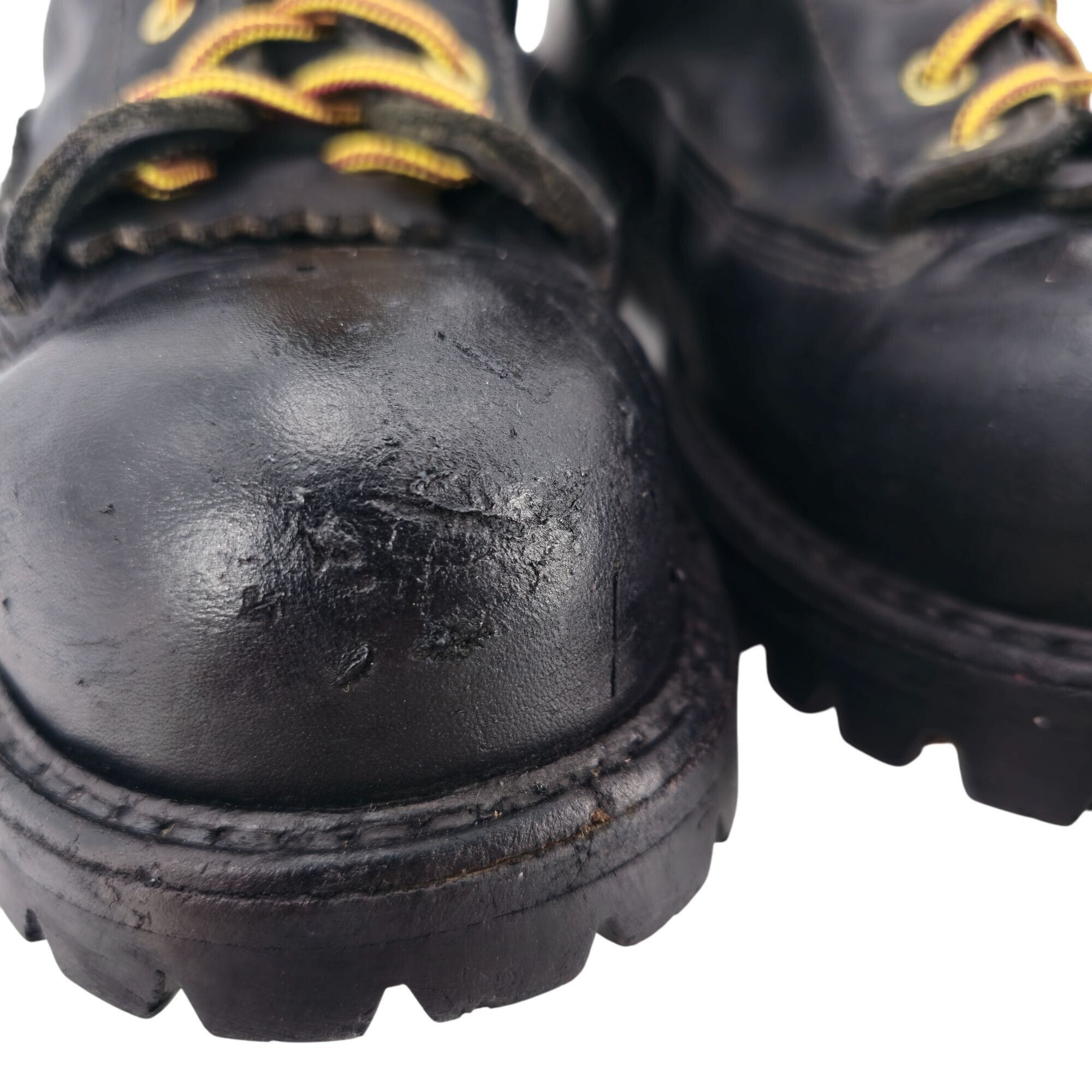 White's Hathorn Boots Men 10.5 Black Leather Work Boots USA