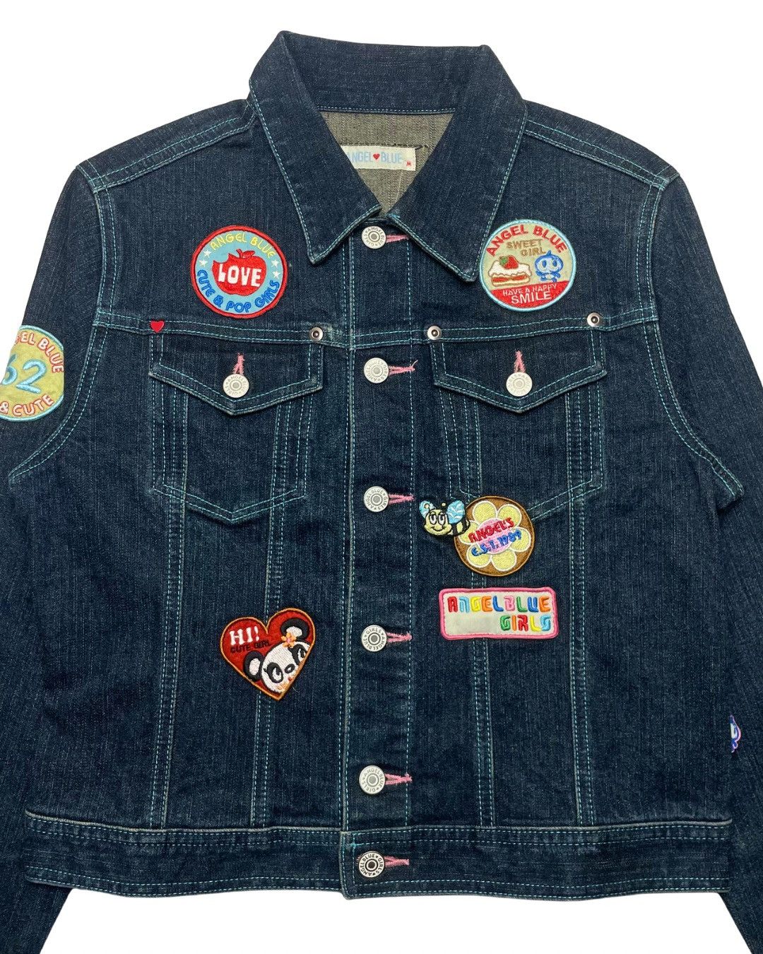 Angel Blue Angel Blue Patch Denim Jacket Size S / US 4 / IT 40 - 4 Thumbnail