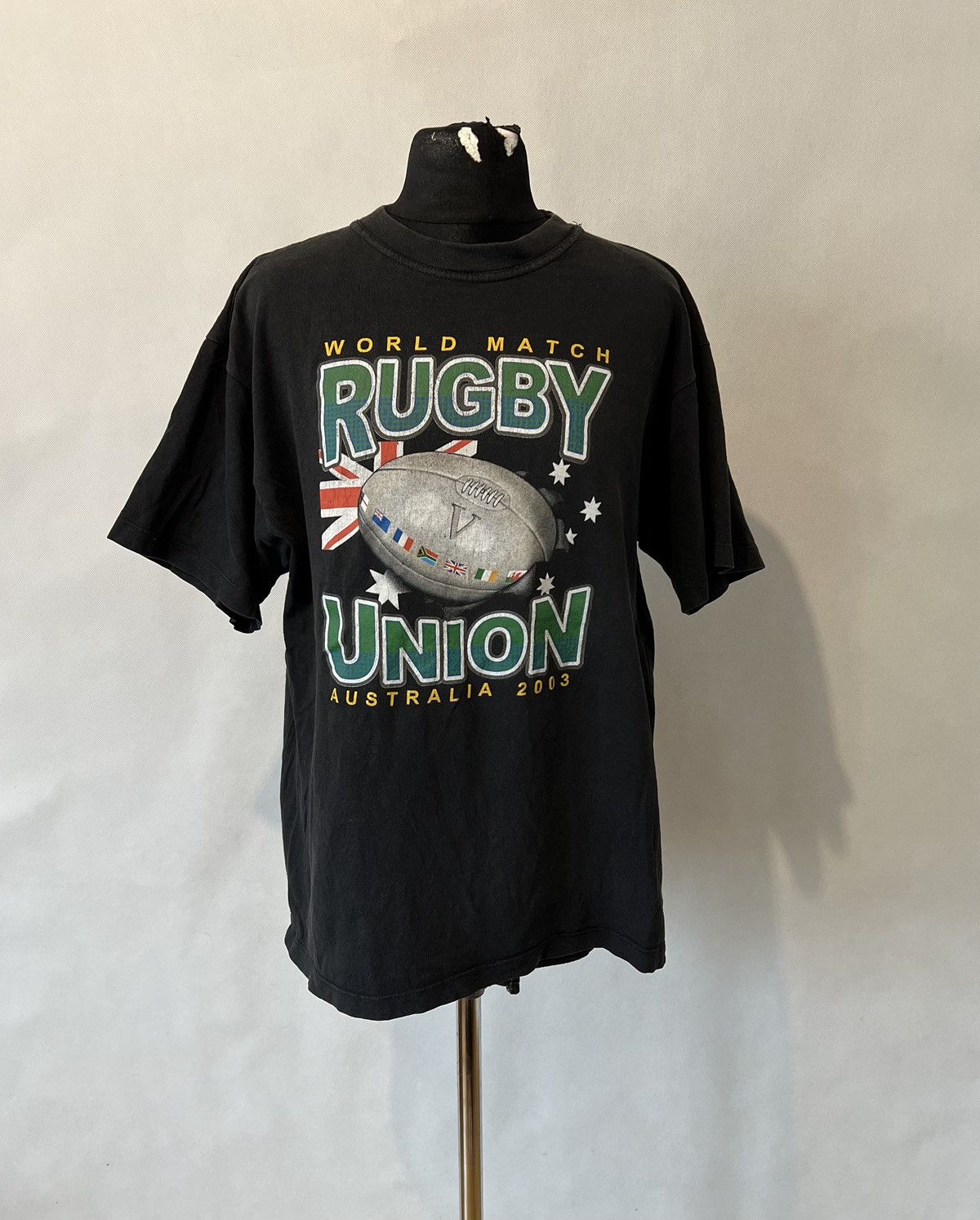 Vintage Tshirt Rugby Union Australia 2003 Vintage Size US M / EU 48-50 / 2 - 1 Thumbnail