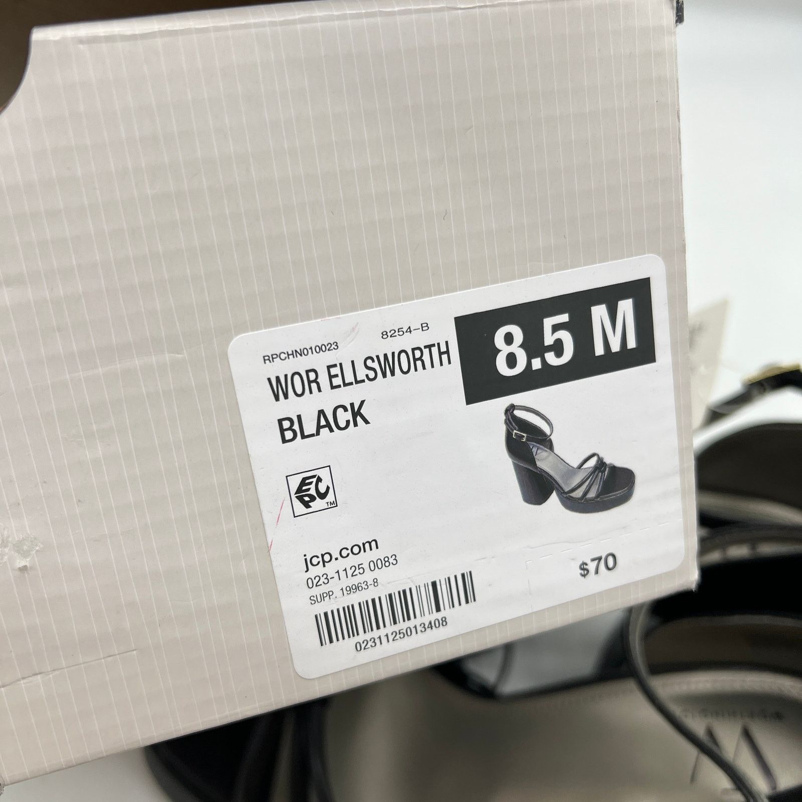 Other Worthington Womens Ellsworth Heeled Sandals Black Size 8.5M Size US 8.5 / IT 38.5 - 10 Thumbnail