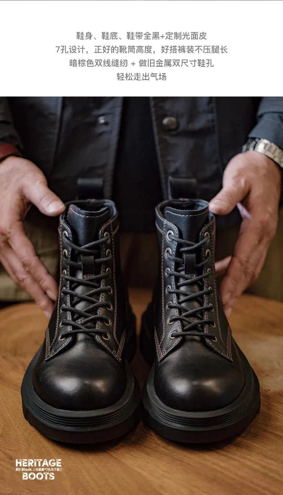 Other Contrast Stitch Military Boots Size US 11 / EU 44 - 9 Thumbnail