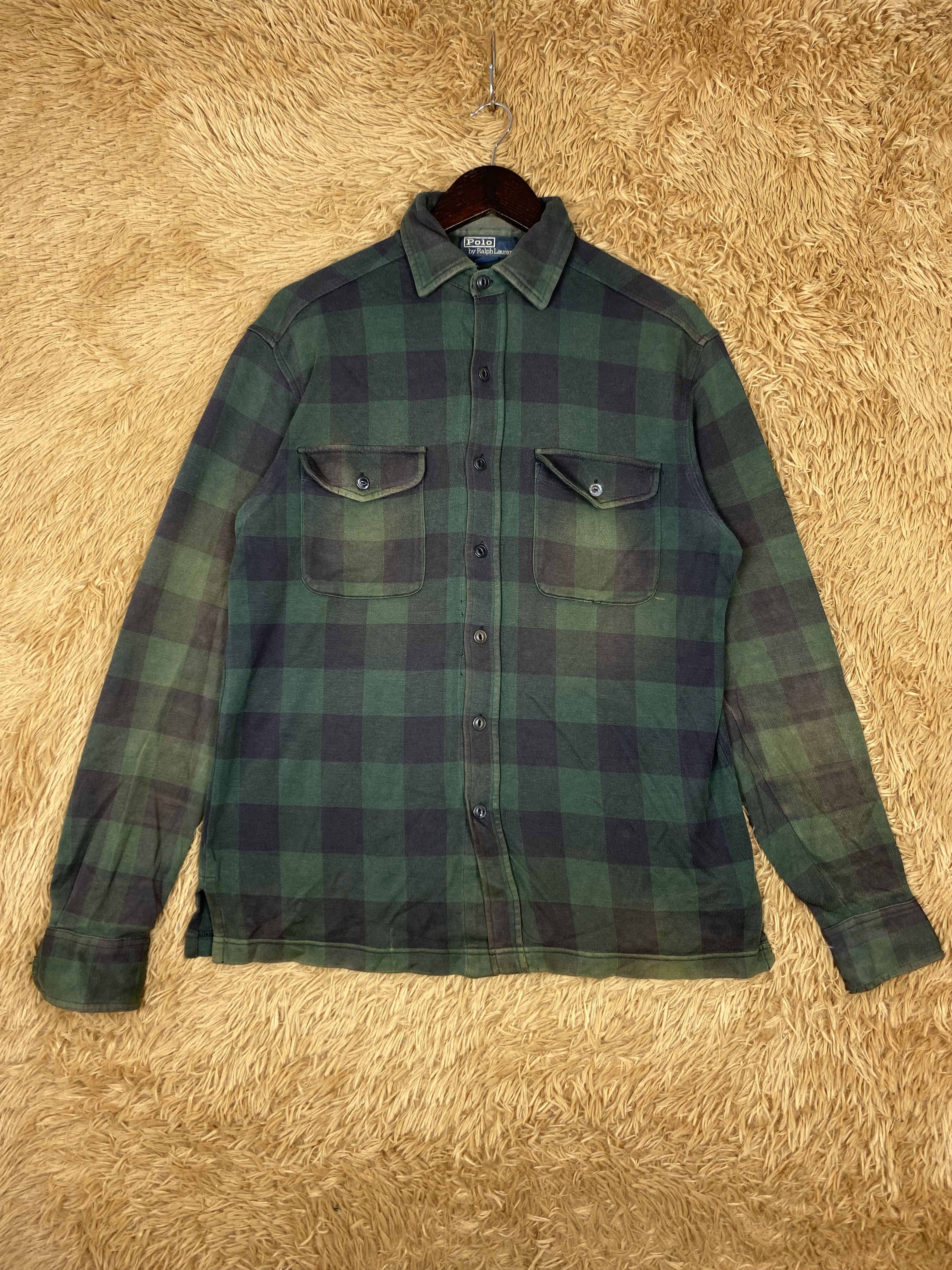 Polo Ralph Lauren Vintage Polo Ralph Lauren Button Up Flannel Shirts DJ0505 Size US M / EU 48-50 / 2 - 1 Thumbnail
