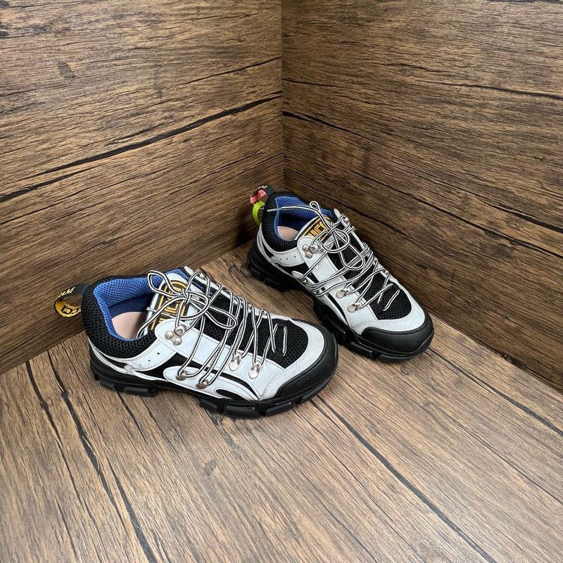 Gucci Gucci Flashtrek Black and Gray Casual Sneakers - Size US 7.5 / EU 40-41 - 1 Thumbnail