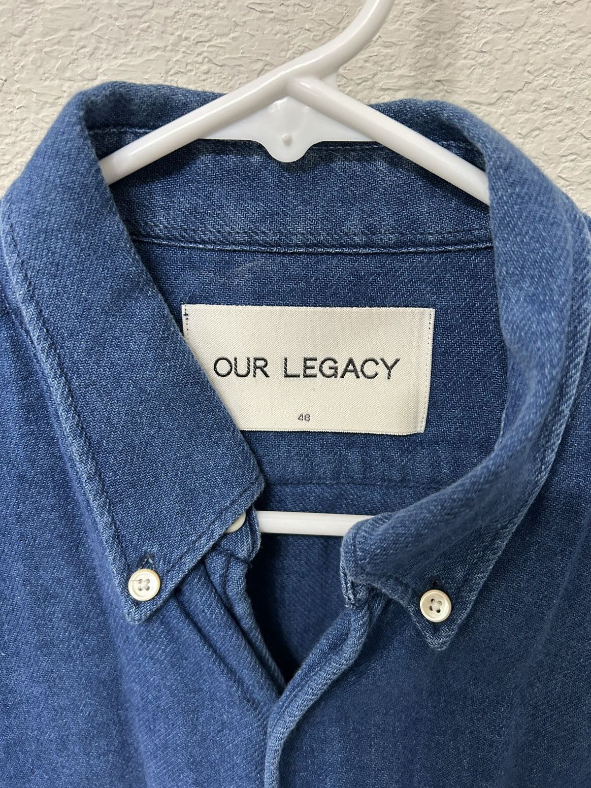 Our Legacy Our Legacy Indigo Shirt Size US M / EU 48-50 / 2 - 2 Thumbnail