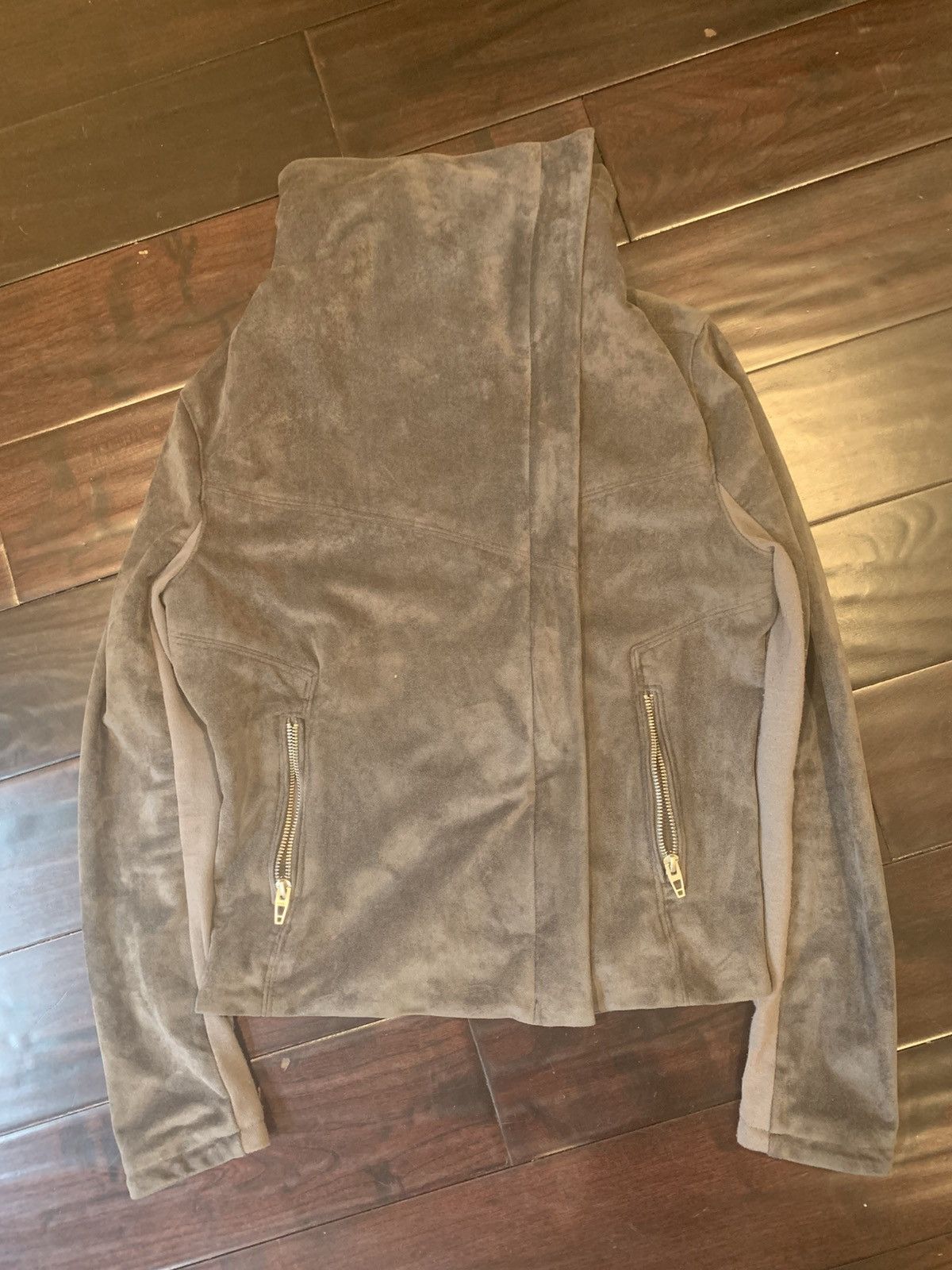Rick Owens Rick owens like suede asymetrical zipup Size S / US 4 / IT 40 - 8 Thumbnail