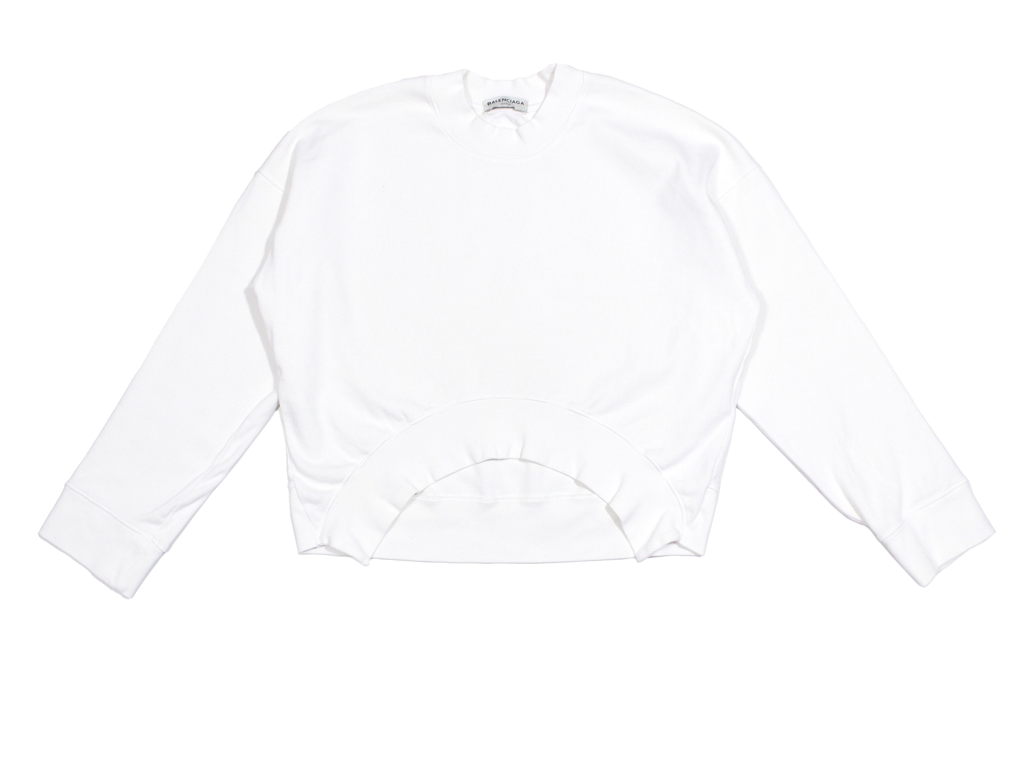 Balenciaga 2016 Logo Round Sweatshirt Size S / US 4 / IT 40 - 2 Thumbnail