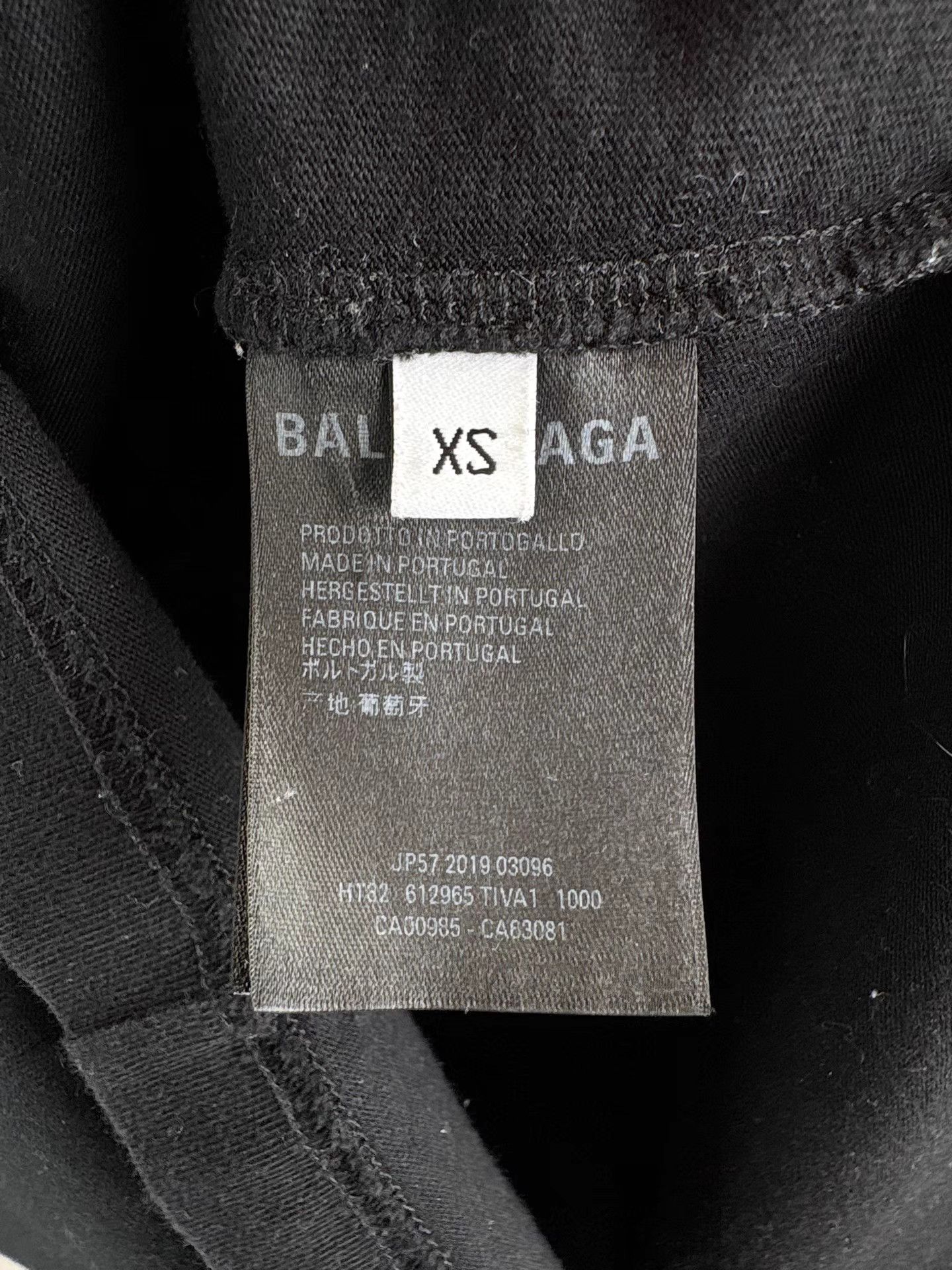 Balenciaga BALENCIAGA Black Portrait Short Sleeve K1 Size US XS / EU 42 / 0 - 5 Thumbnail